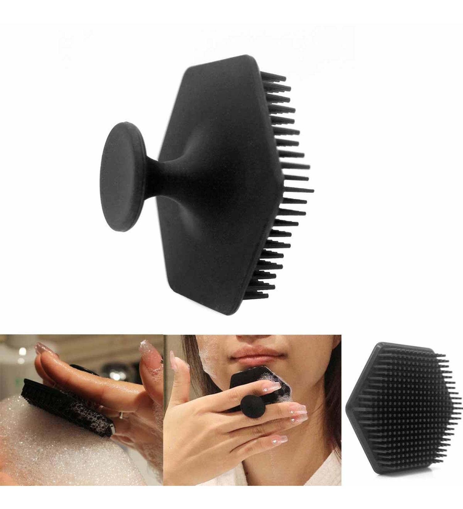 Winhappyhome 2PCS Silicone Cleaning Brush Face Brush Facial Manual Face Wash Children's Hair Shampoo Brush Shower Brush - Buy Online on GoSupps.com
