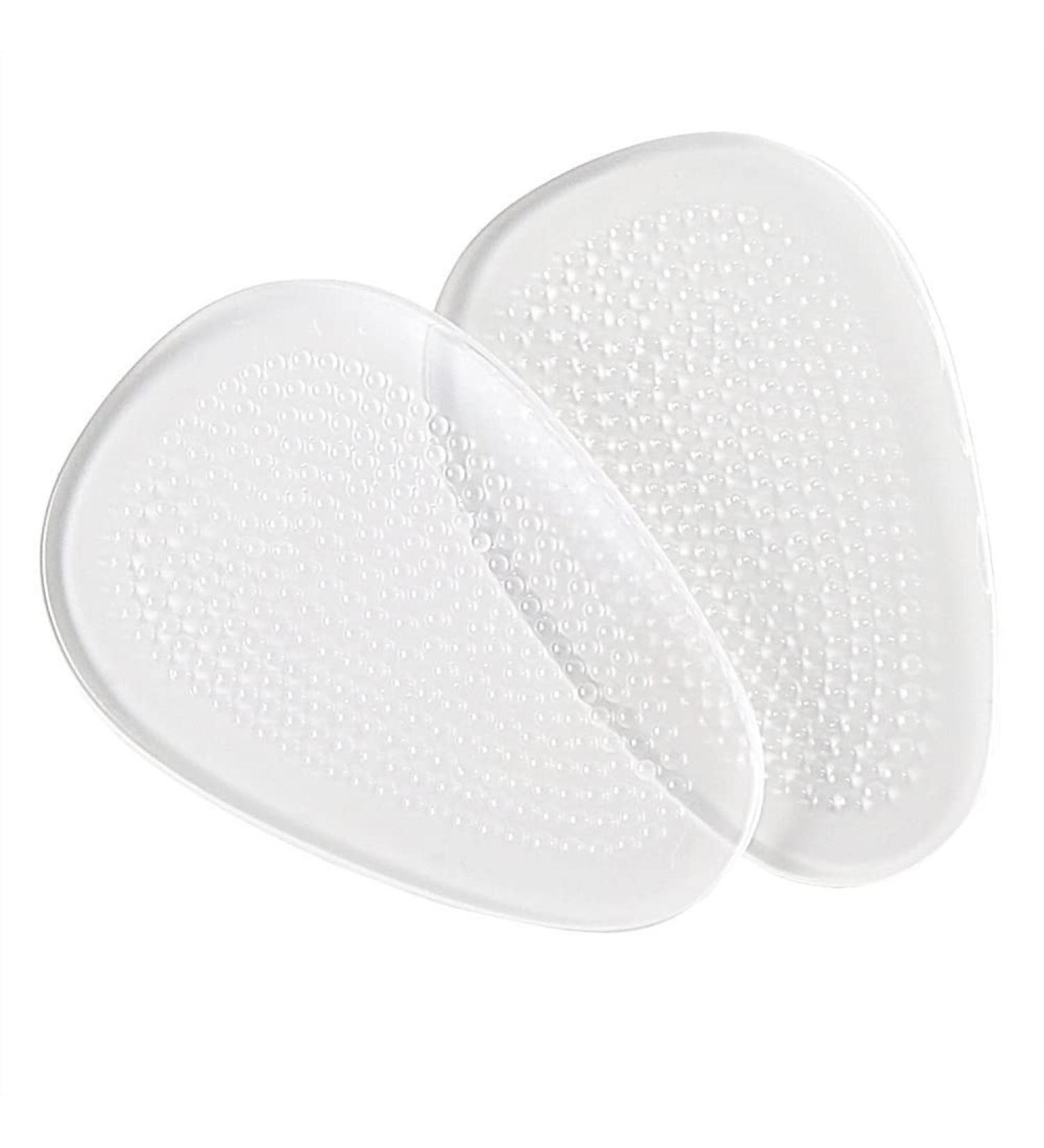 Buy Transparent Shoe Heel Massaging GEL Forefoot Cushions for Plantar Fasciitis - Women's Sports Footwear Comfort - Buy Online on GoSupps.com
