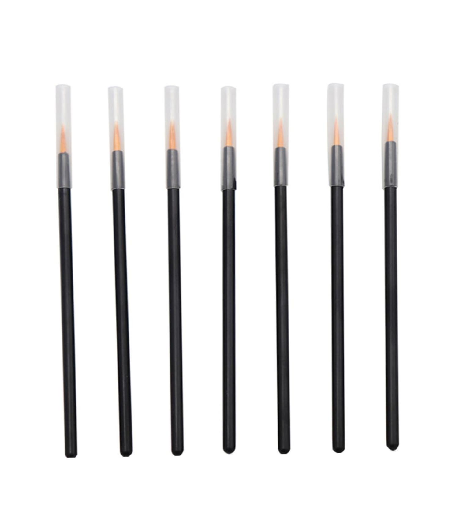 BELLIFFY 100pcs Eyeliner Liquid Small Eyeliner Brush Fine Eyeliner Brush Eyeliner Makeup Brush Gold Eyeliner - Buy Online on GoSupps.com