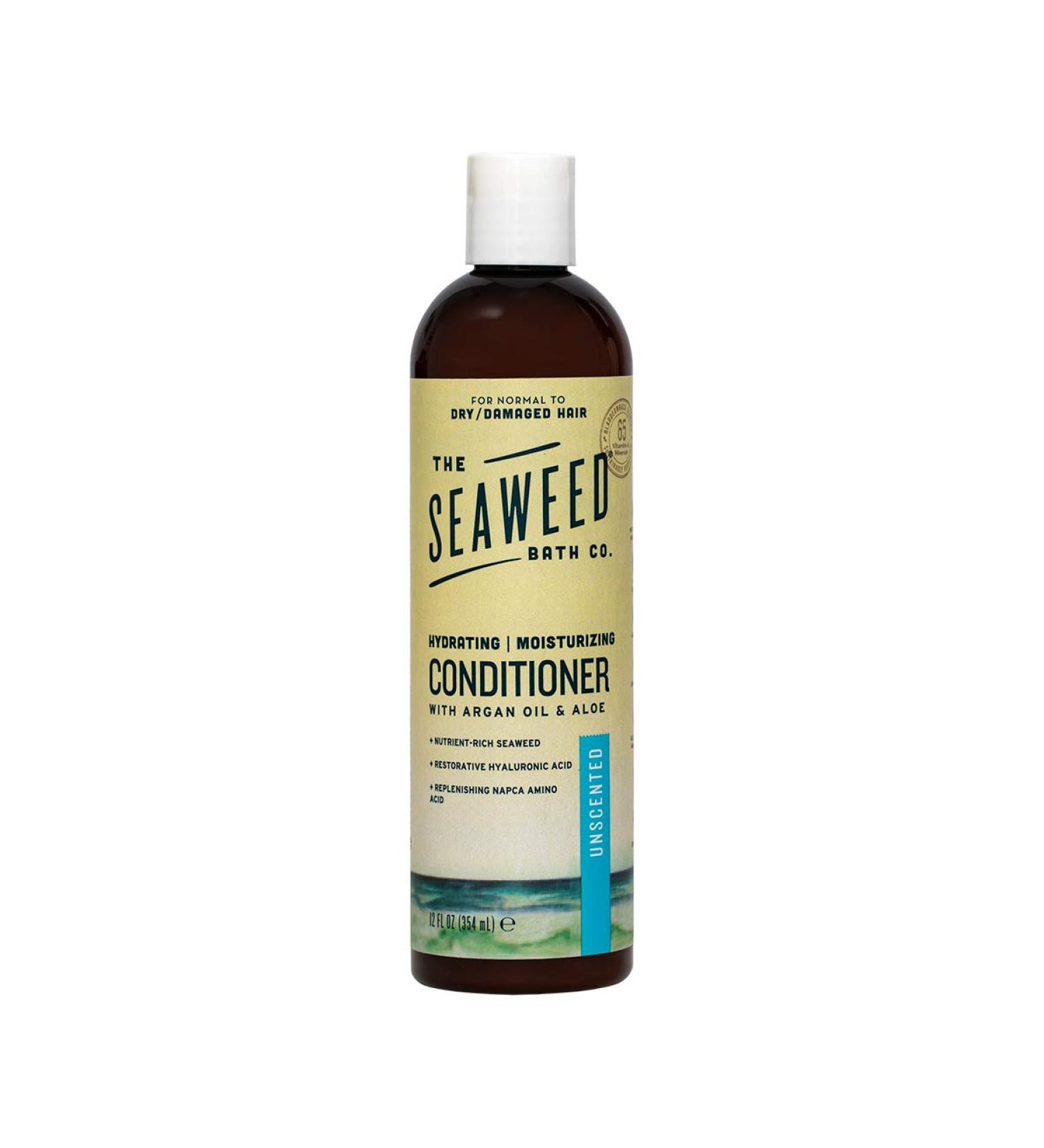 Hydrating Moisturizing Conditioner - Unscented Seaweed, Argan & Coconut Oils - Vegan, Paraben Free | The Seaweed Bath Co. - Buy Online on GoSupps.com