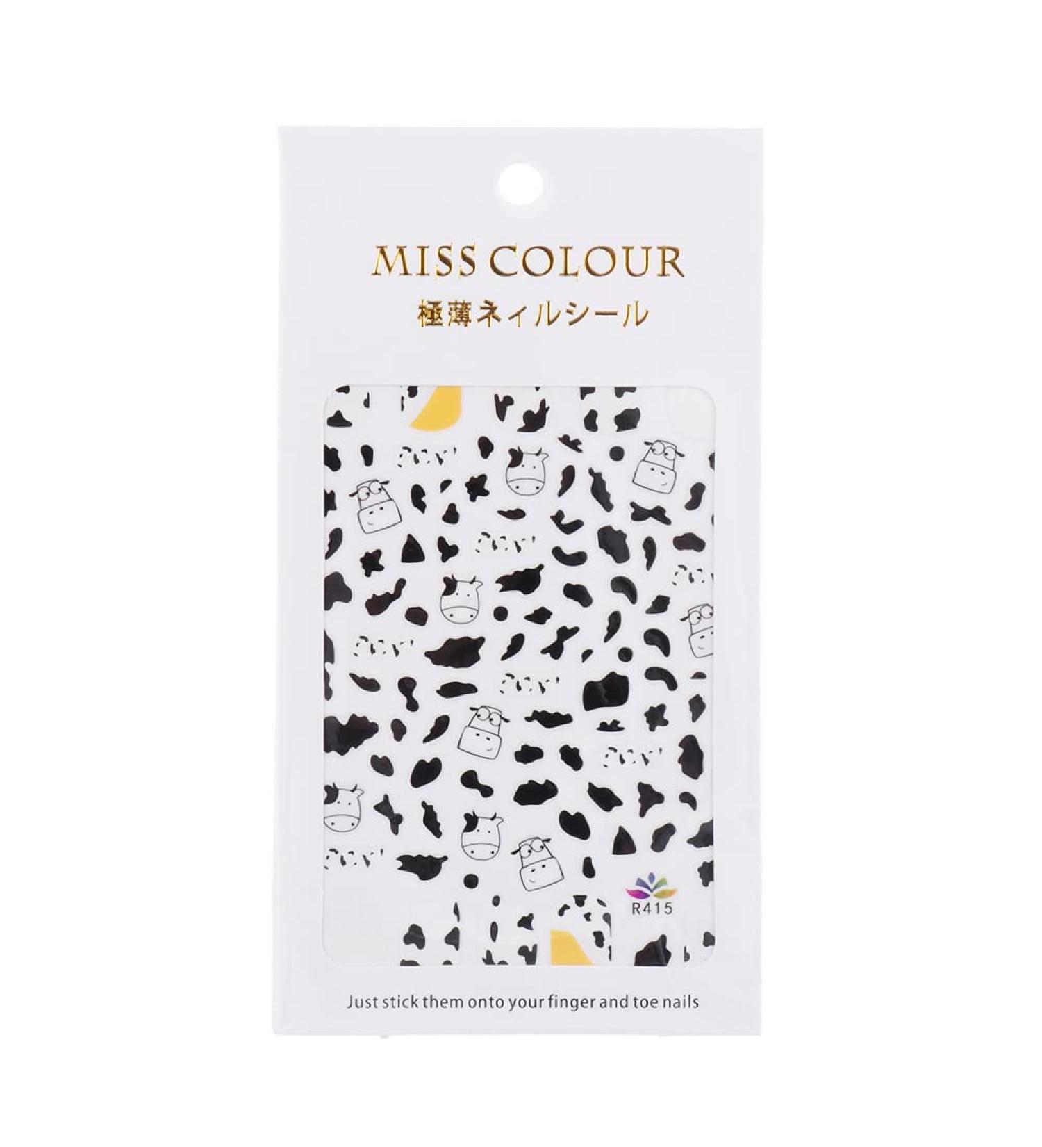 Women Stylish DIY 3D Slider Nail Art Decoration Manicure Tool Cow Butterfly-shape Pattern Nail Sticker(01) Style1 - Buy Online on GoSupps.com