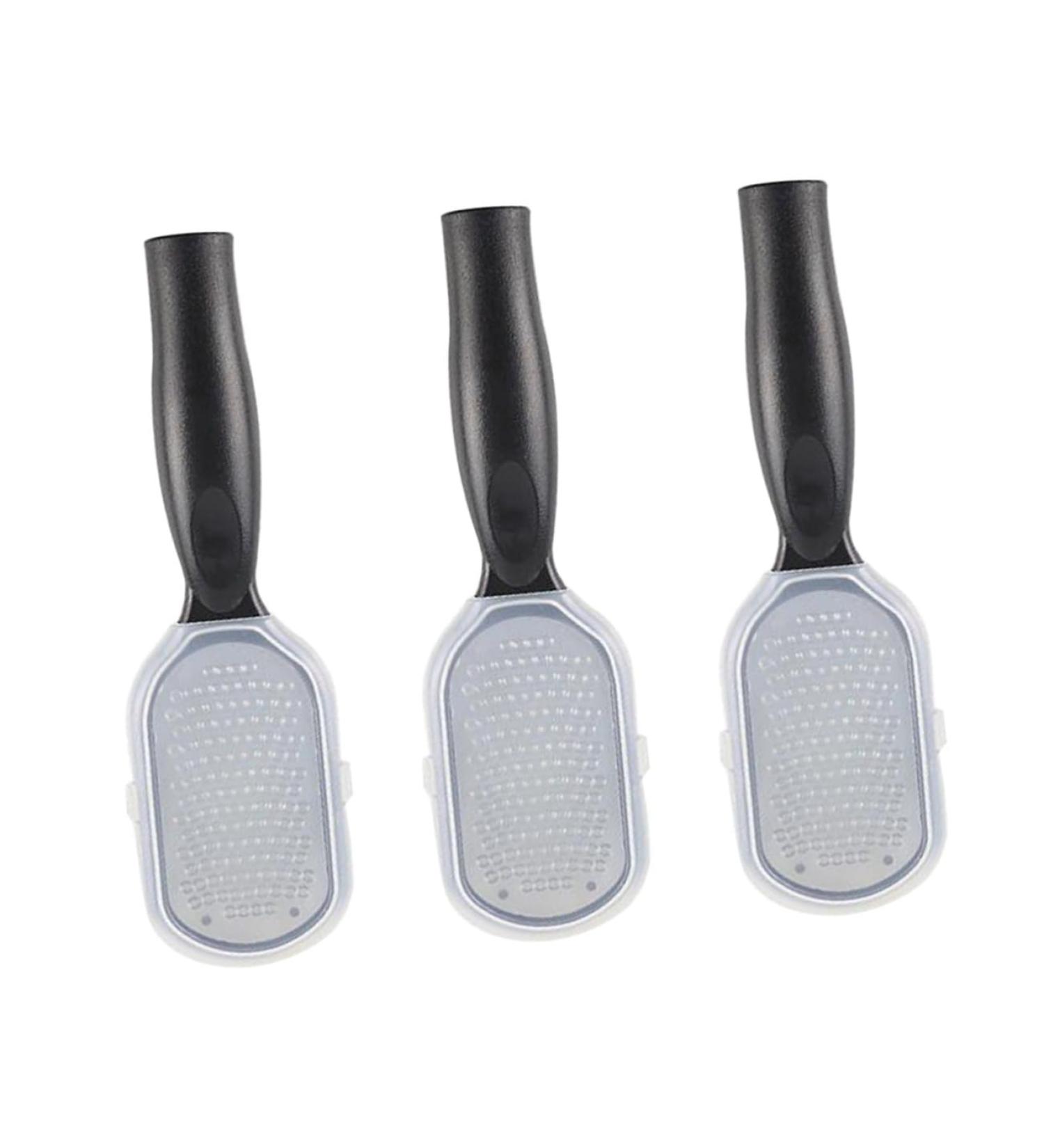 Healeved 3pi ces Exfoliateur De Acier Inoxydable Avec Couvercle liminateur De Peau Morte Et Callosit s Pour Hommes Et Femmes Pratique Et Compact Pour Doux - Buy Online on GoSupps.com