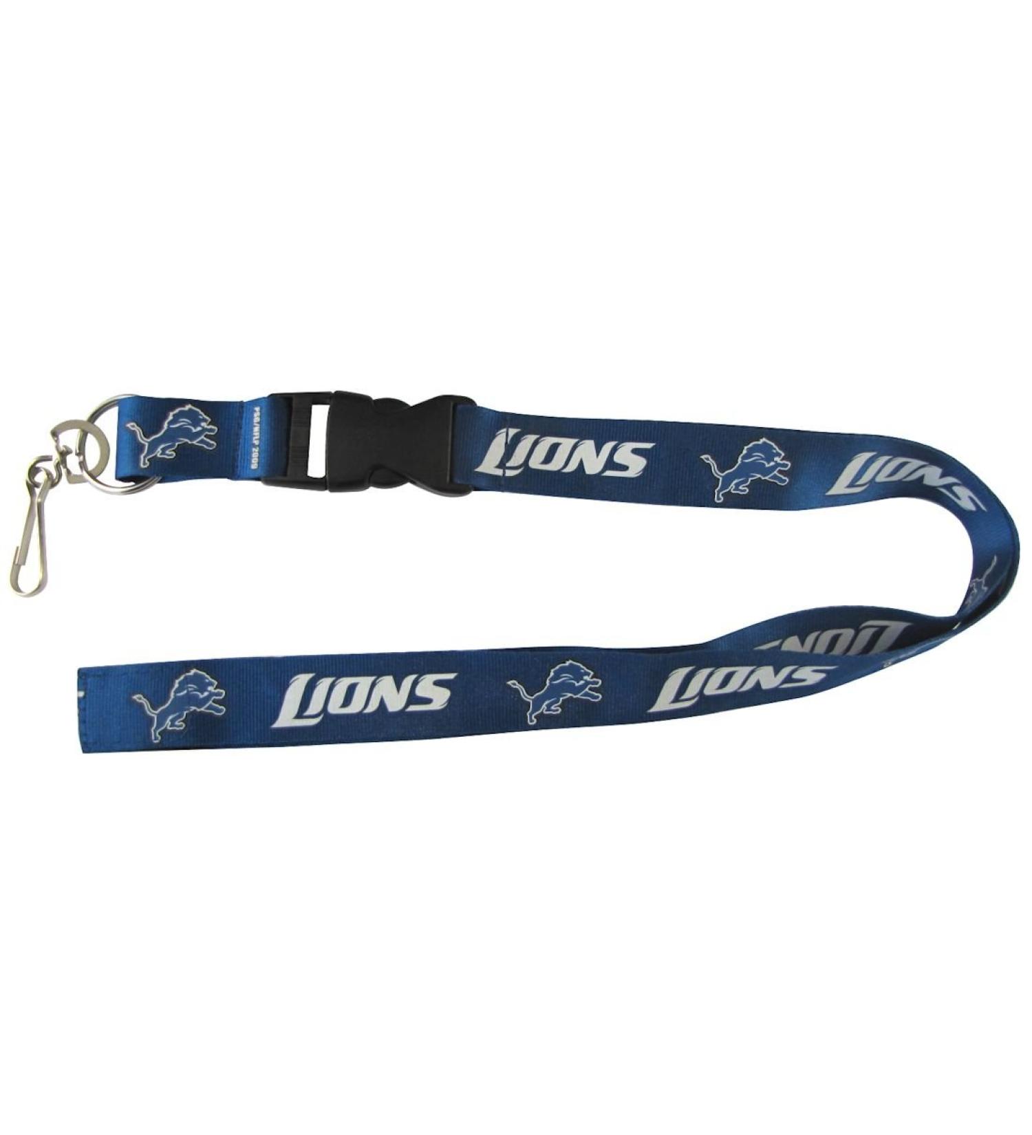 NFL Team Lanyard with detachable clip/key ring Detroit Lions Detroit Lions