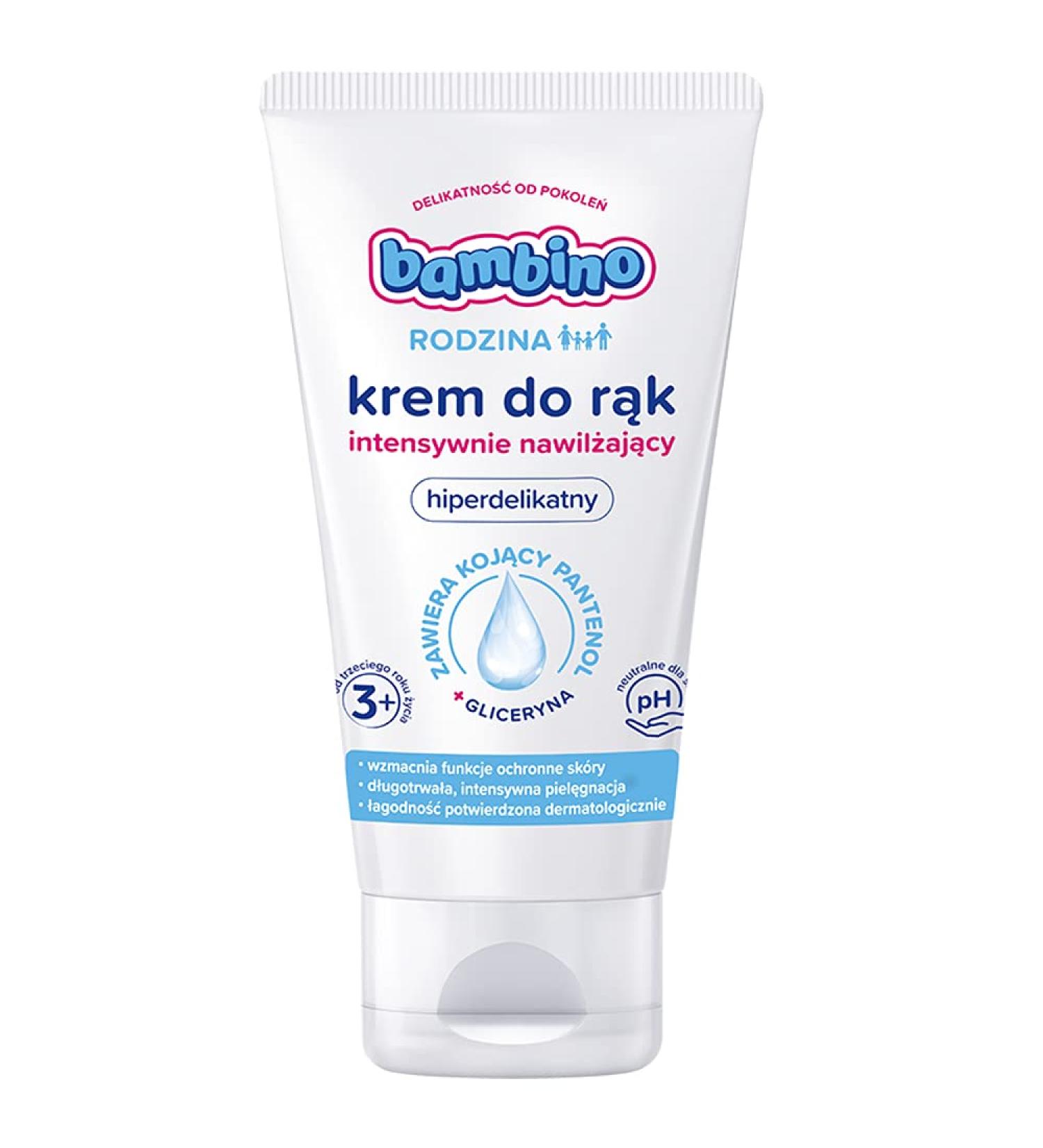 Buy Bambino Family Hand Cream 75ml - Nourishing & Moisturizing for All Skin Types | Fast International Shipping - Buy Online on GoSupps.com