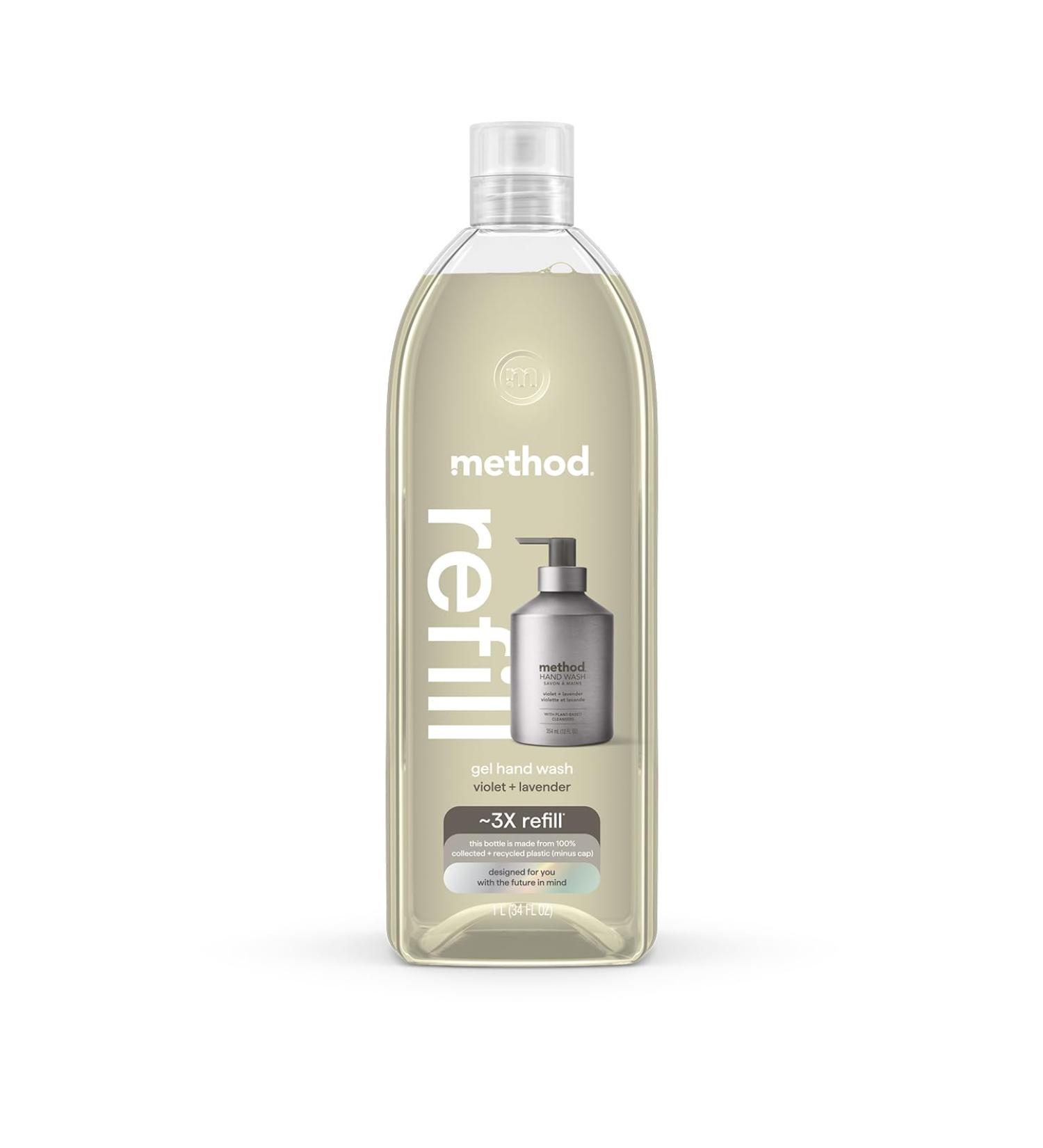 Method Premium Gel Hand Wash Refill Violet + Lavender 34 Ounce 1 pack Packaging May Vary (Packaging May Vary) - Buy Online on GoSupps.com