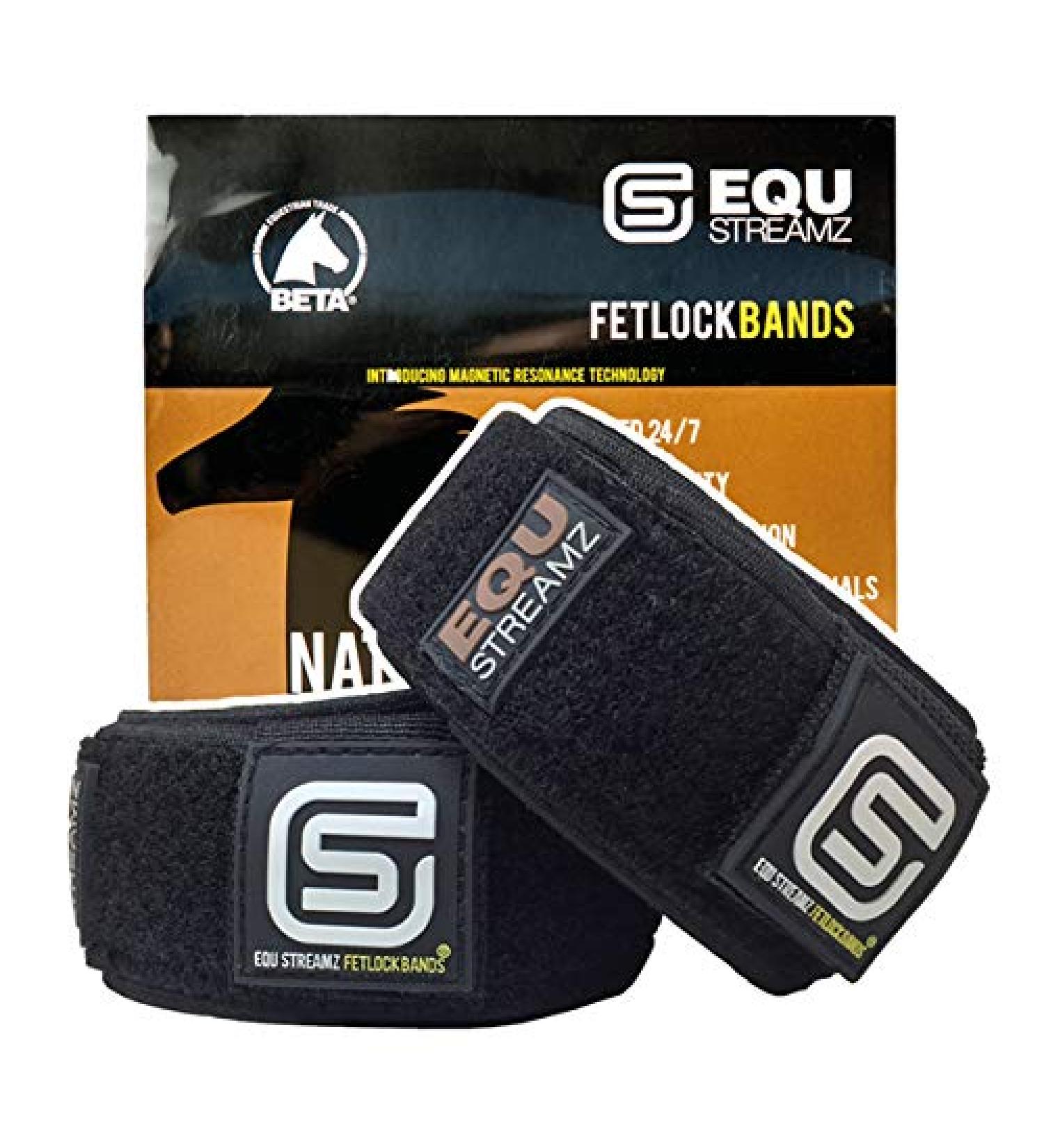 EQU StreamZ Magnetic Horse Bands/Boots (Pair) | No-Heat Magnetism | 24/7 Use for Hocks & Fetlocks | Advanced Magnetic Technology - Buy Online on GoSupps.com