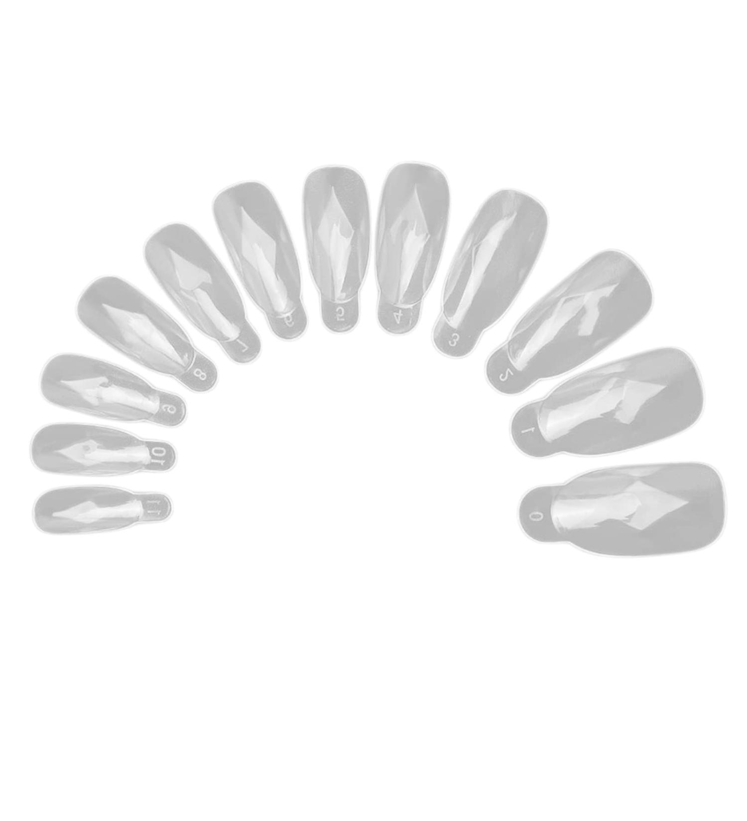 120pcs Dual Forms Fingernail Tips Diamond Shape Manicure for Home Use - Buy Online on GoSupps.com