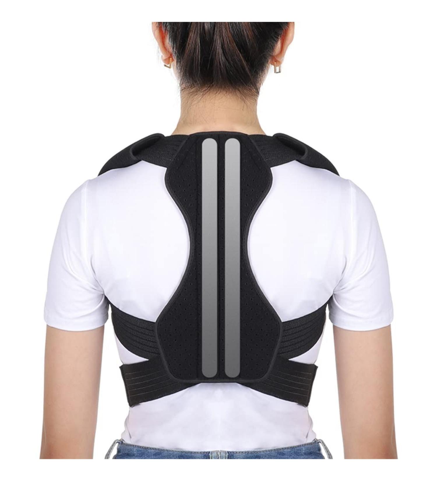 DFHBFG Posture Corrector Belt | Steel Plate Back Support for Kyphosis - Unisex (L Code - Buy Online on GoSupps.com