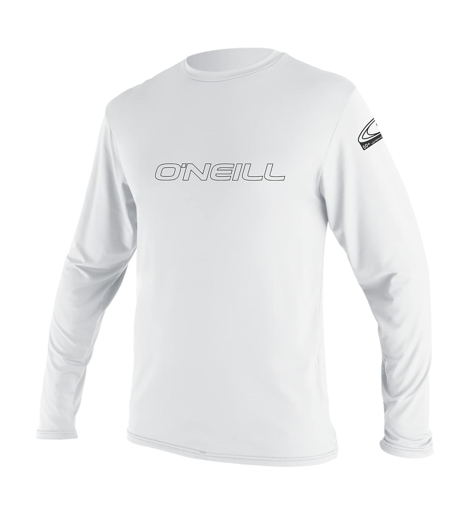 O'NEILL Kids Youth Basic Skins UPF 50+ Long Sleeve Sun Shirt White 14 - Sun Protection for Kids - Buy Online on GoSupps.com
