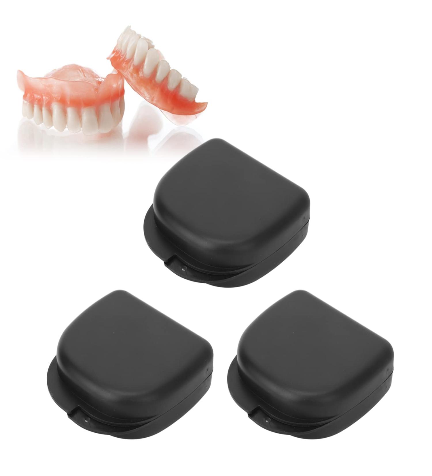 Buy Compact Retainer Cases | 3 Pack Travel Storage for Orthodontic Retainers & Invisalign | Durable & Stylish - Buy Online on GoSupps.com