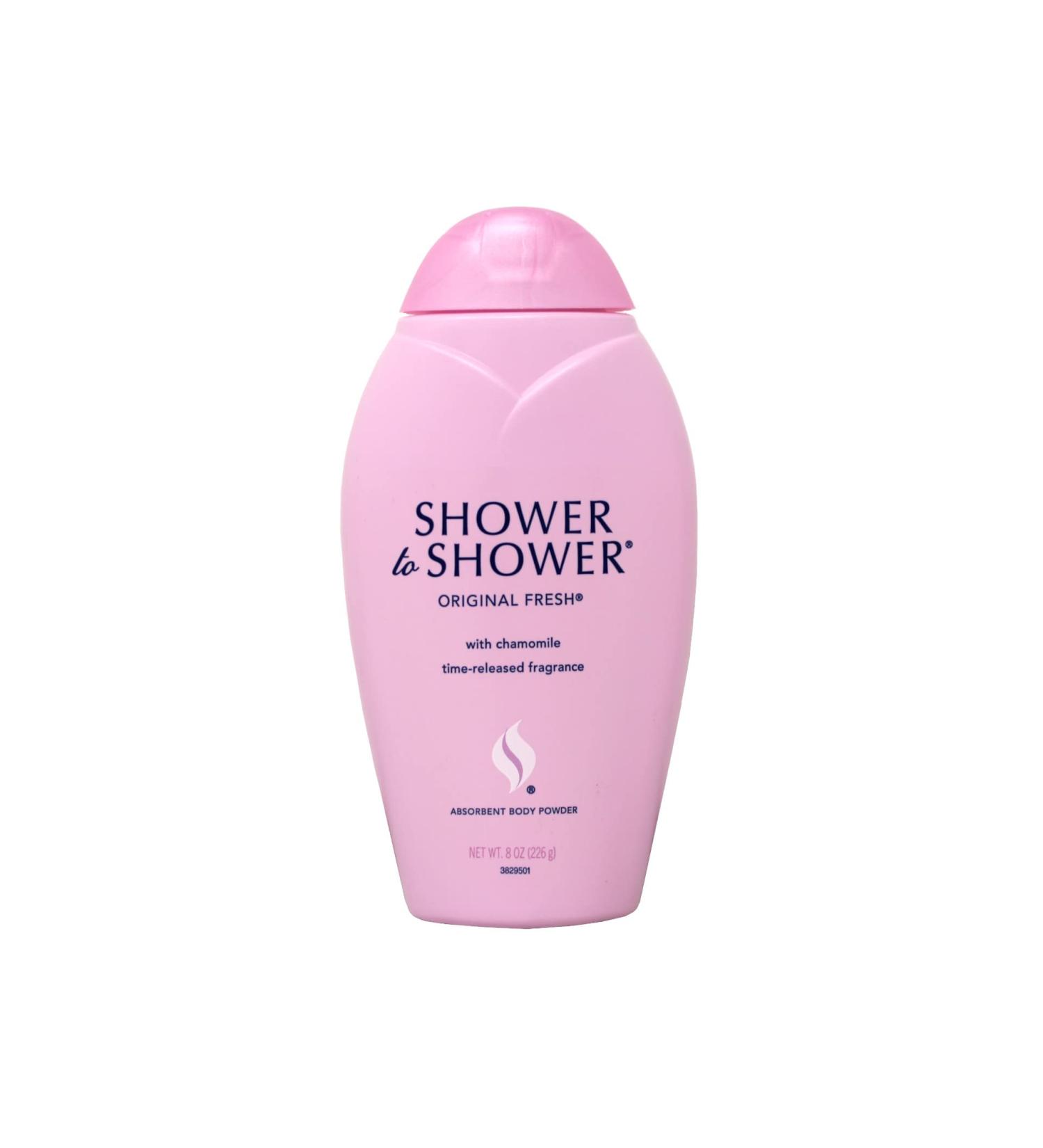 SHOWER TO SHOWER Body Powder Original Fresh 8 oz - Pack of 4 | 8 Ounce x 4 Pack - Buy Online on GoSupps.com