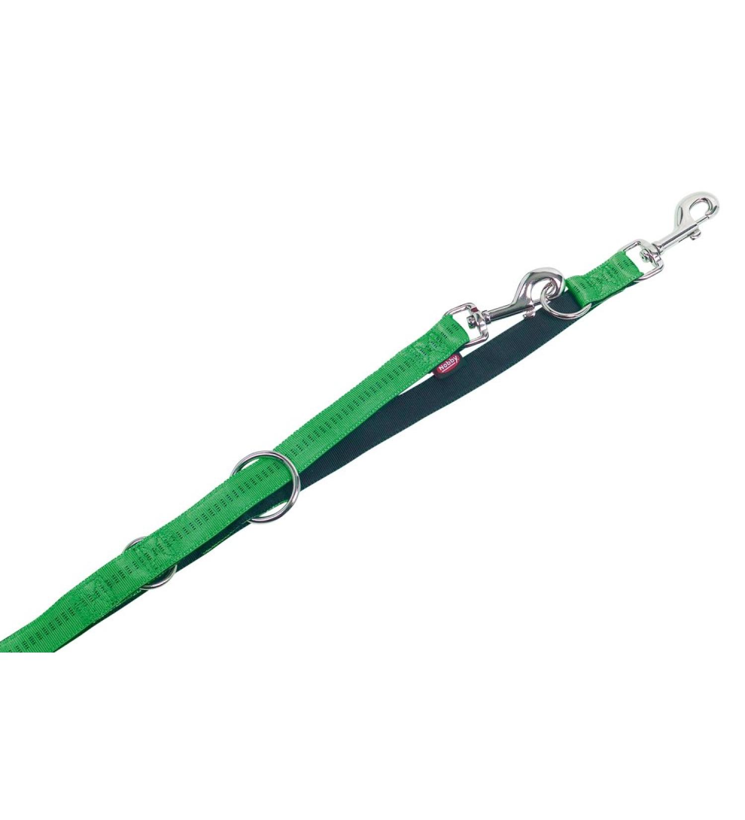 Nobby Leash Soft Grip | Light Green & Brown | 200 cm Long 25 mm Wide | Durable & Comfortable Dog Leash - Buy Online on GoSupps.com