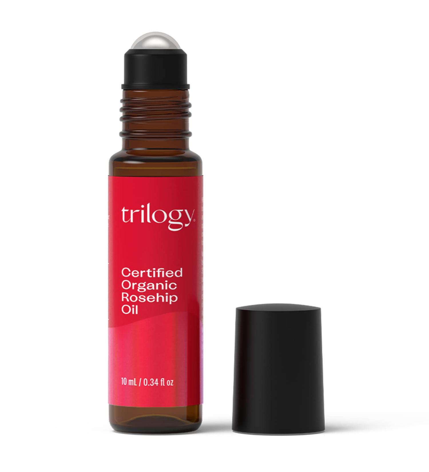 Buy Trilogy Organic Rosehip Oil Roller Ball 0.34 fl oz â€“ Certified Skincare Glow - Buy Online on GoSupps.com