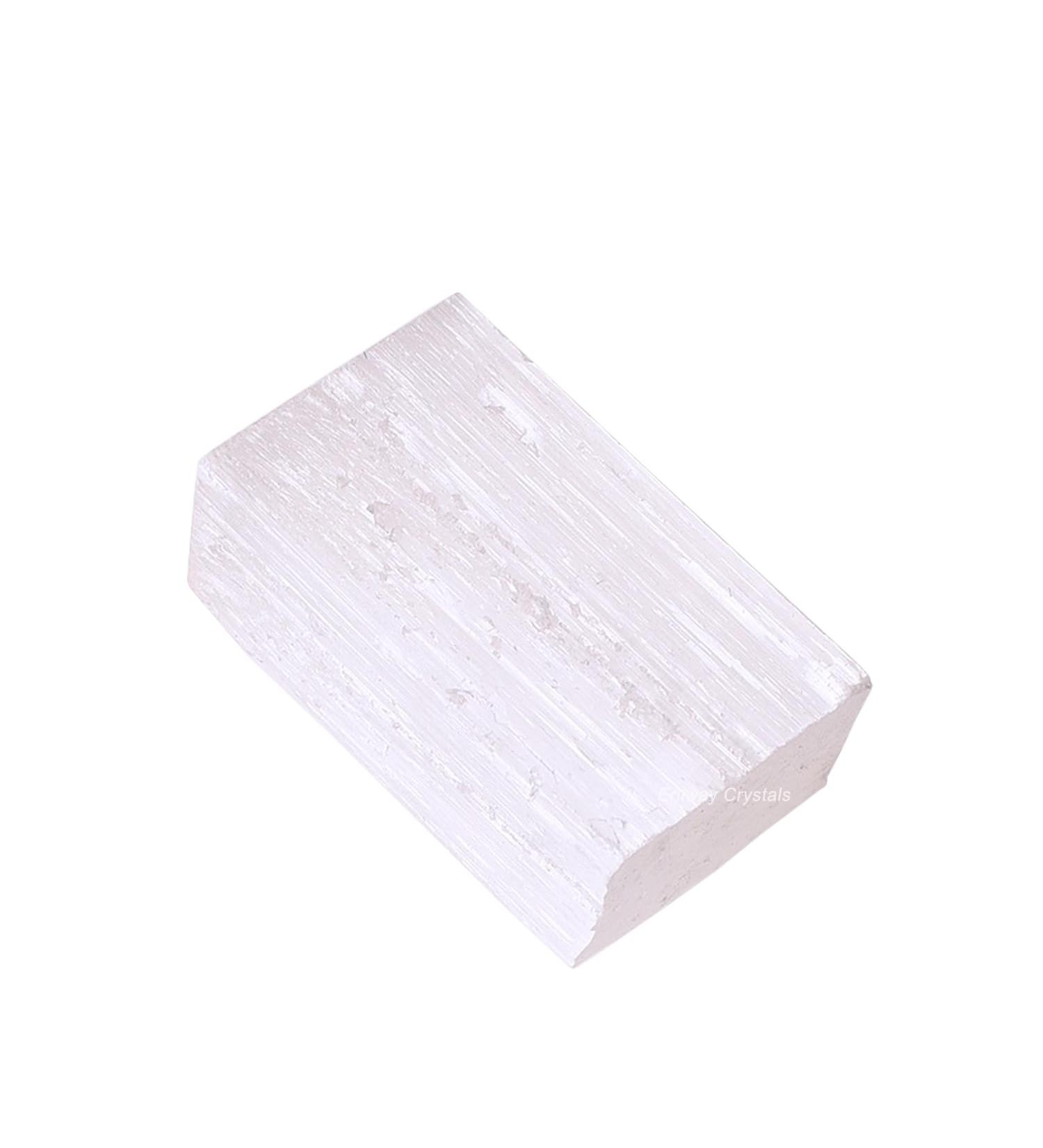 Selenite Raw Crystals Large 1.25-2.0 | Healing Natural Rough Stones for Tumbling, Cabbing, Decoration | Wicca, Reiki, Polishing - Buy Online on GoSupps.com