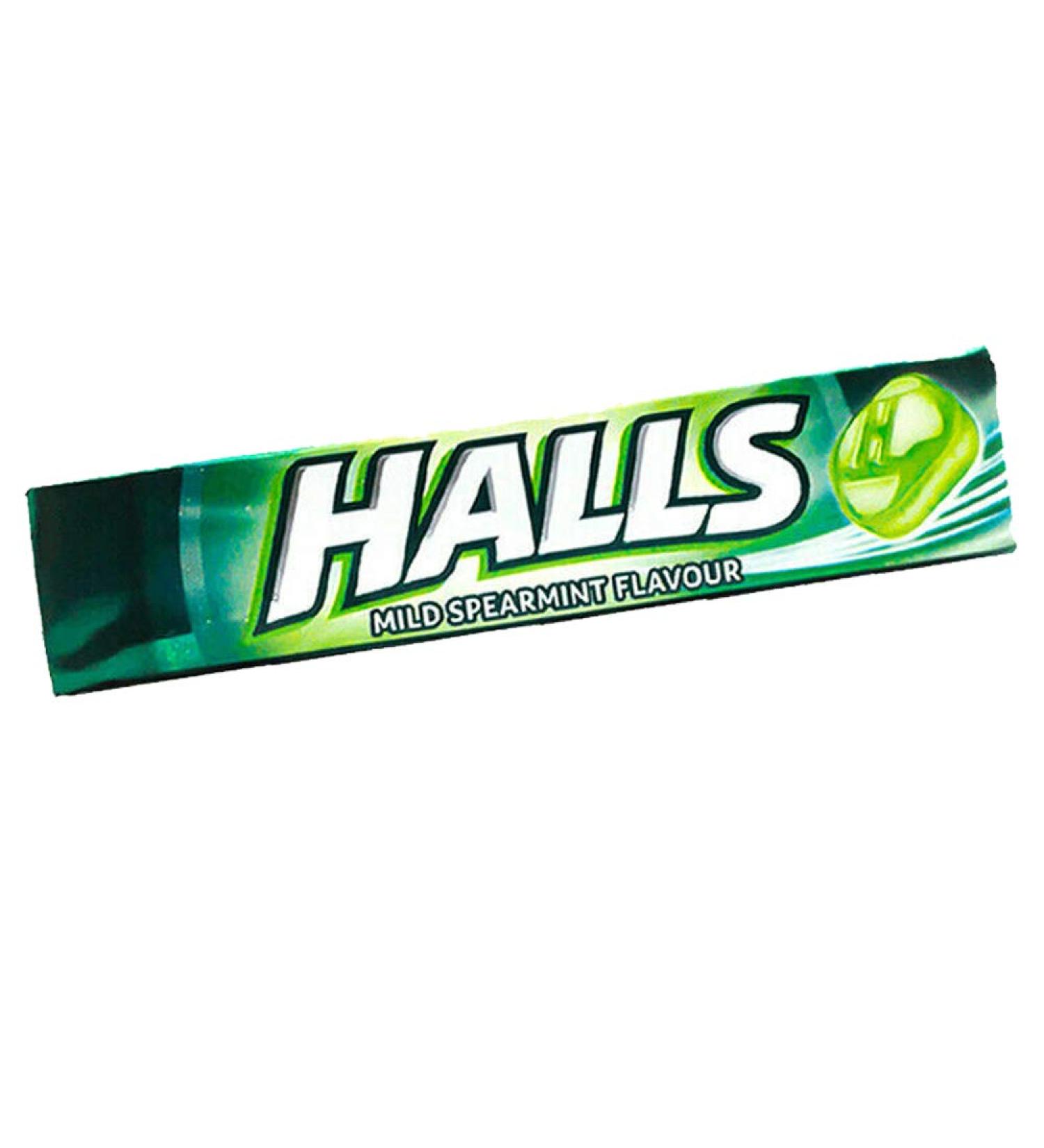 HALLS Sweets - Original (MILD Spearmint 5 Bars) MILD SPEARMINT 5 Bars