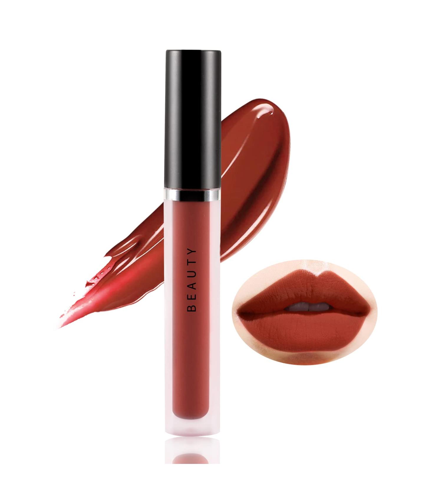 Boobeen Matte Liquid Lipstick - Highly Pigmented Velvet Matte Stain Waterproof & Long Lasting Lip Makeup | International Shipping Available - Buy Online on GoSupps.com