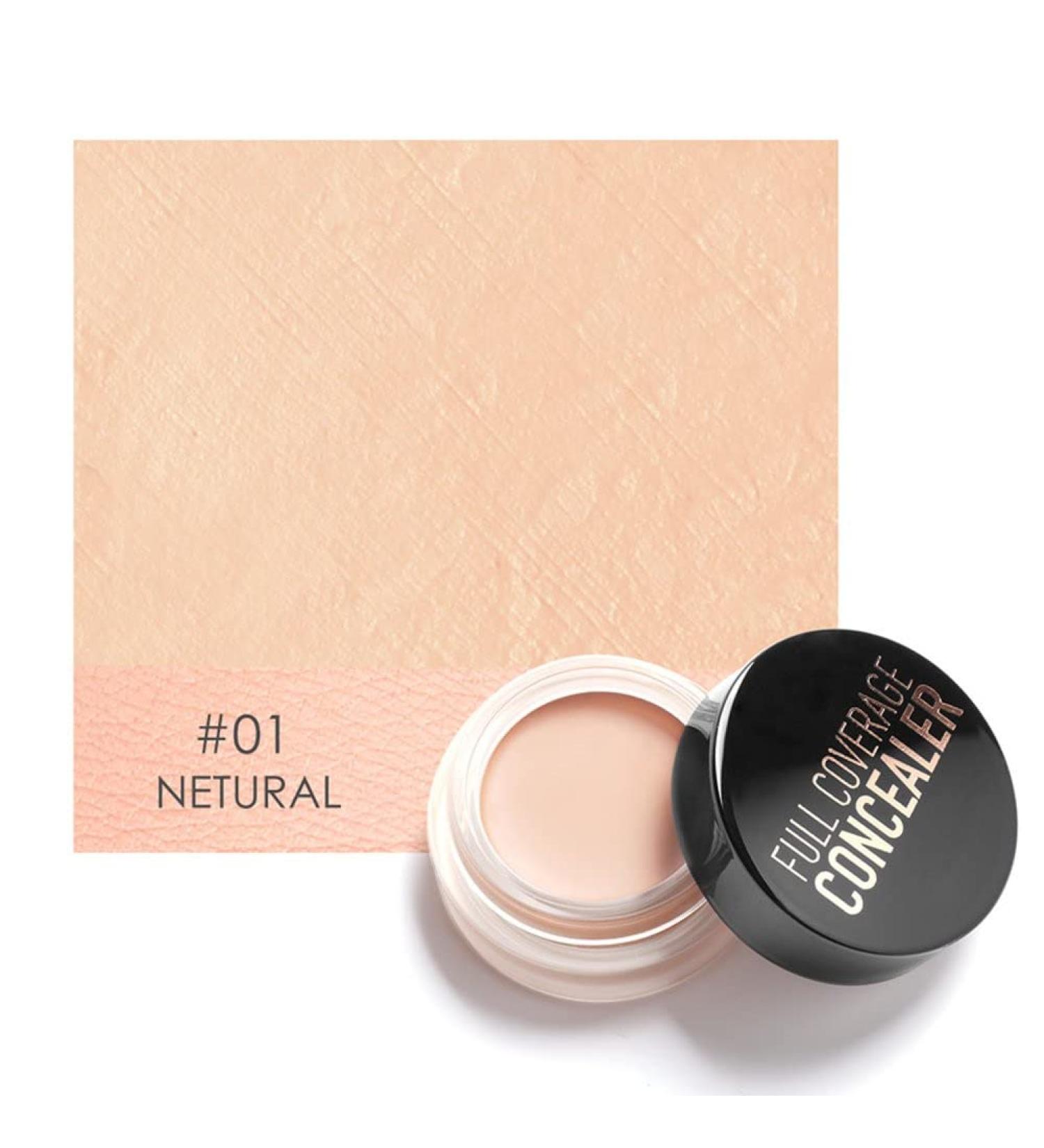 Semme Dark Circle & Acne Spot Correcting Concealer Cream - Full Coverage Formula (#1) - Buy Online on GoSupps.com
