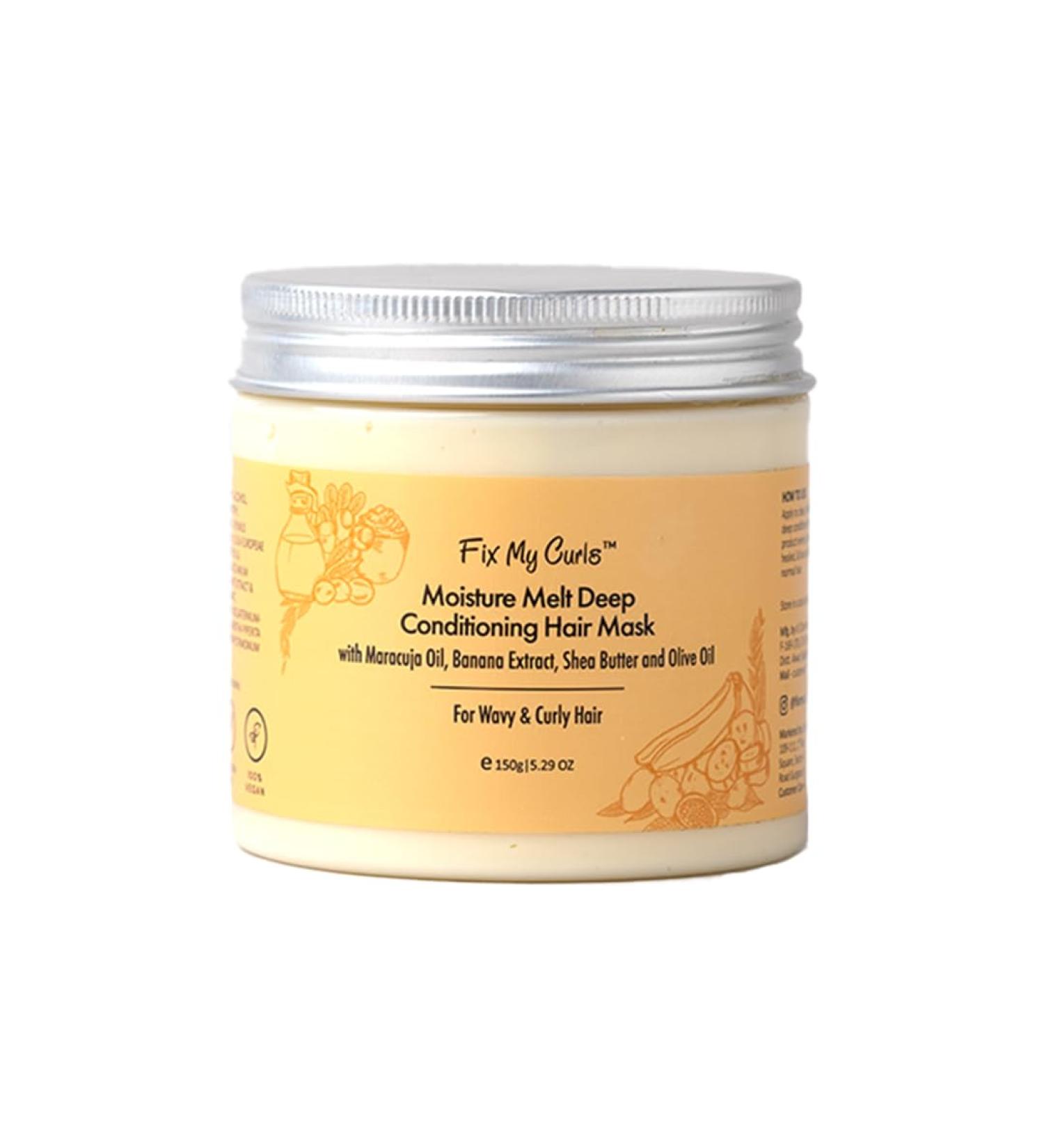 Moisture Melt Deep Conditioning Hair Mask | 8 Oils & Shea Butter for Dry Damaged Hair | Pro-Keratin Bond Repair | 5.29 oz - Buy Online on GoSupps.com
