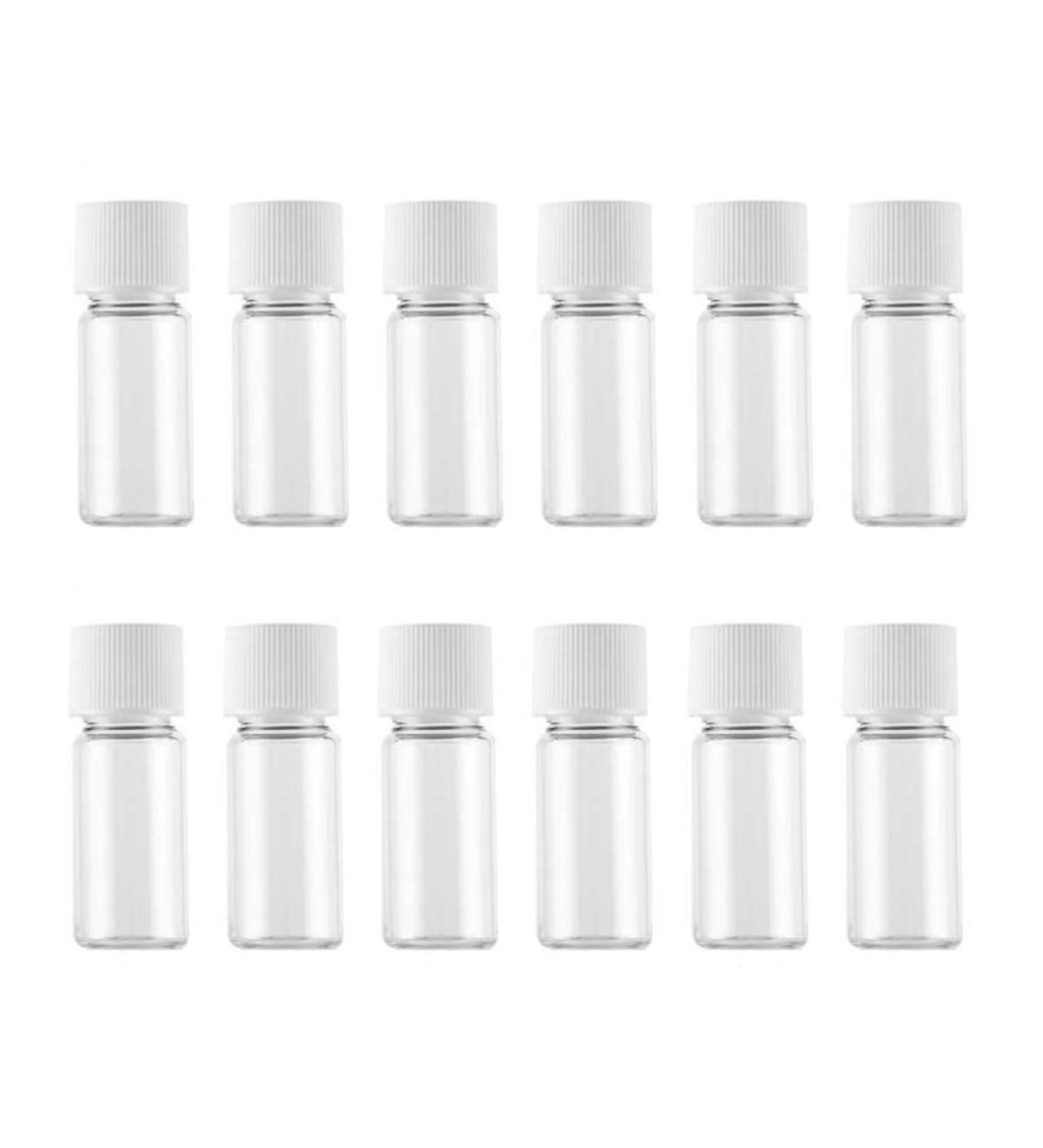 12-Pack 30ml Refillable Clear Travel Bottles - Portable Containers for Liquids Lotion Shampoo & Cream - Ideal for Camping & Travel - Buy Online on GoSupps.com