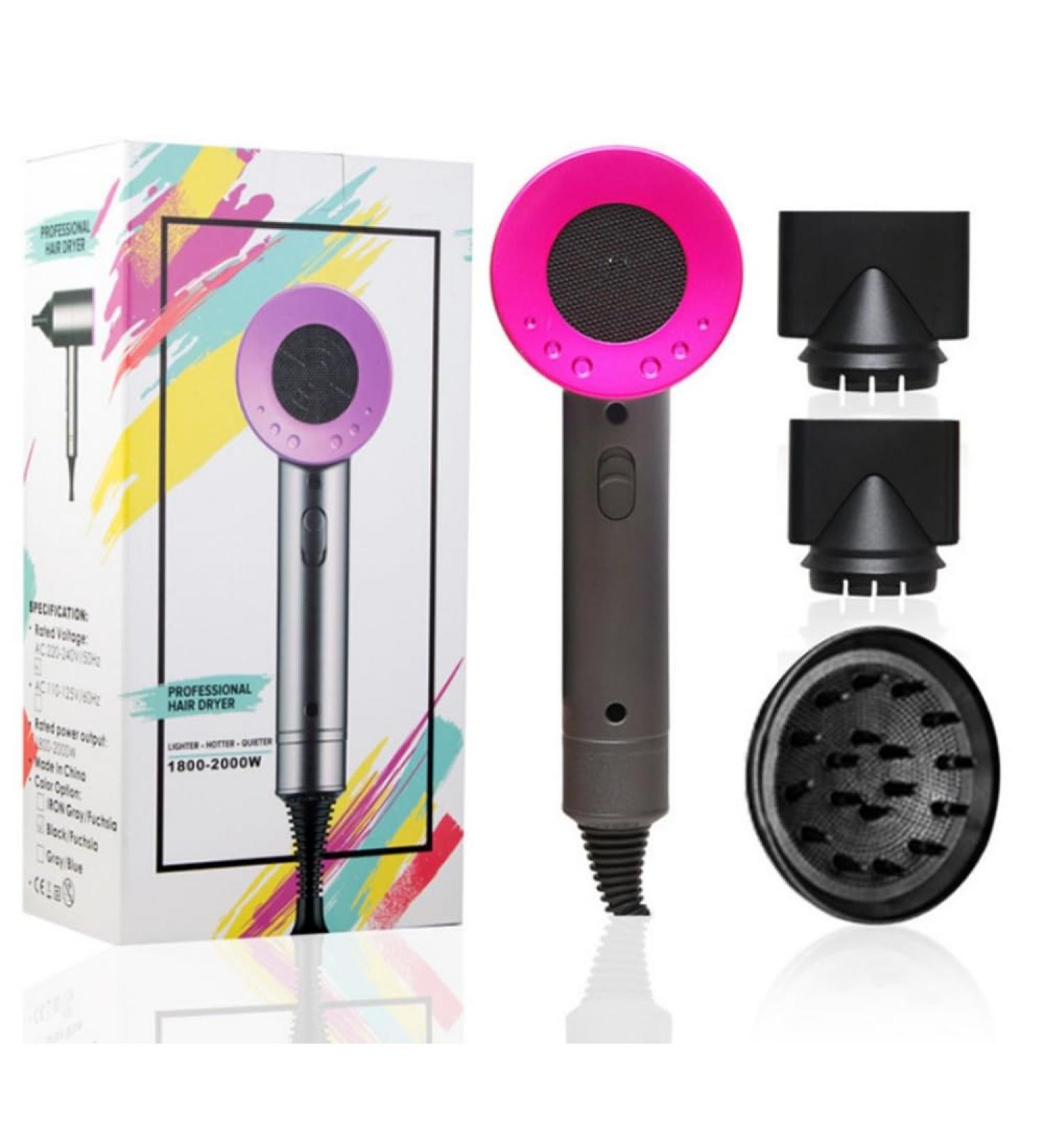 Hair dryer hot and cold air hair dryer 1800 rated power super wind and 2000 RPM AC motor very suitable for home bathing outdoor with hair dryer - Buy Online on GoSupps.com