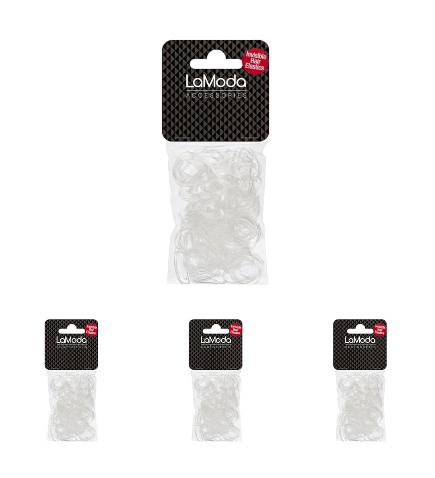 LaModa Small Rubber Ponytail Bands Approximately 250 per Pack 1 cm (Pack of 4) 250 count (Pack of 4)