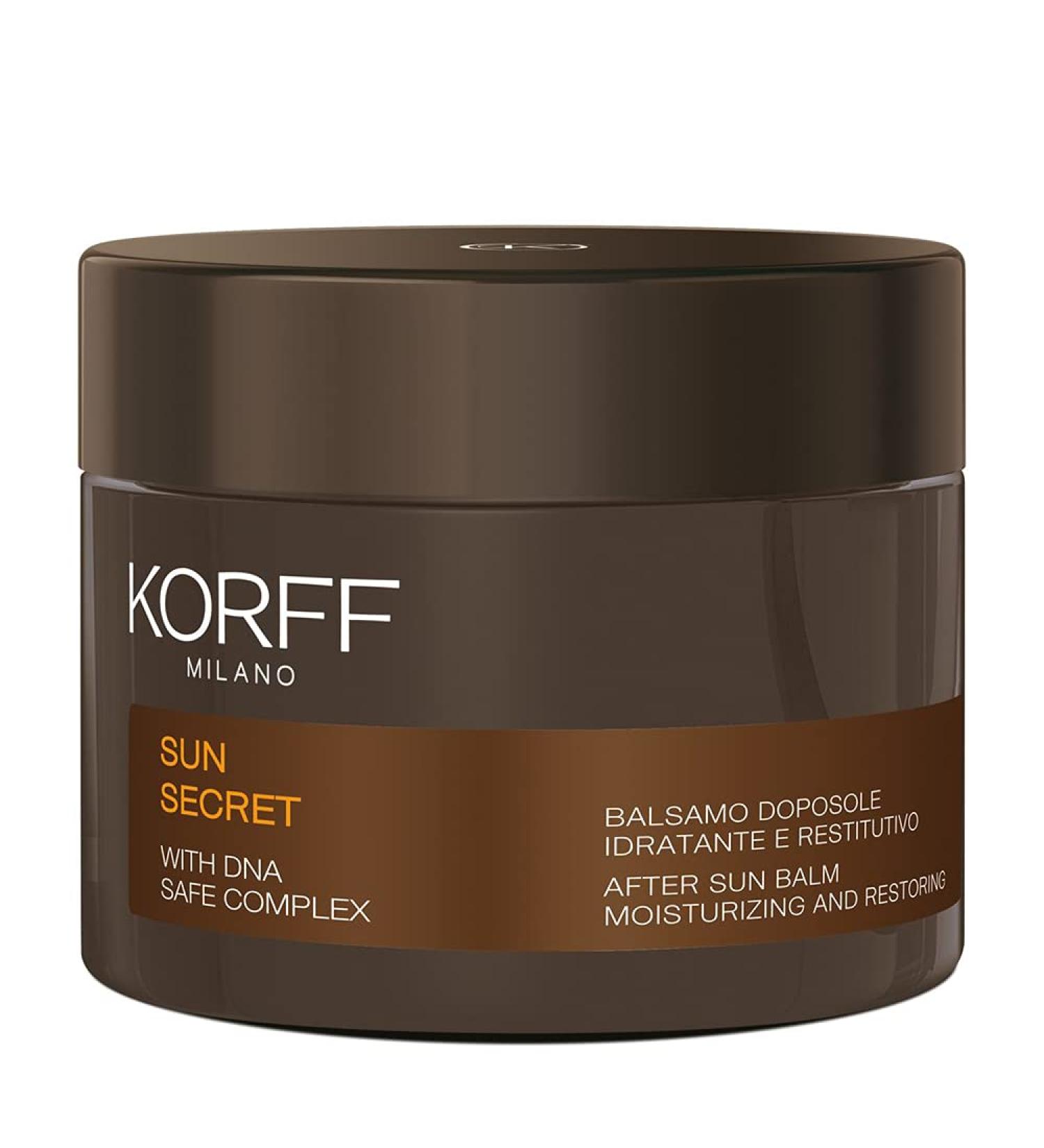 Korff Sun Secret After Sun Balm | Moisturizing & Soothing for Face & Body | All Skin Types | 220g - Buy Online on GoSupps.com