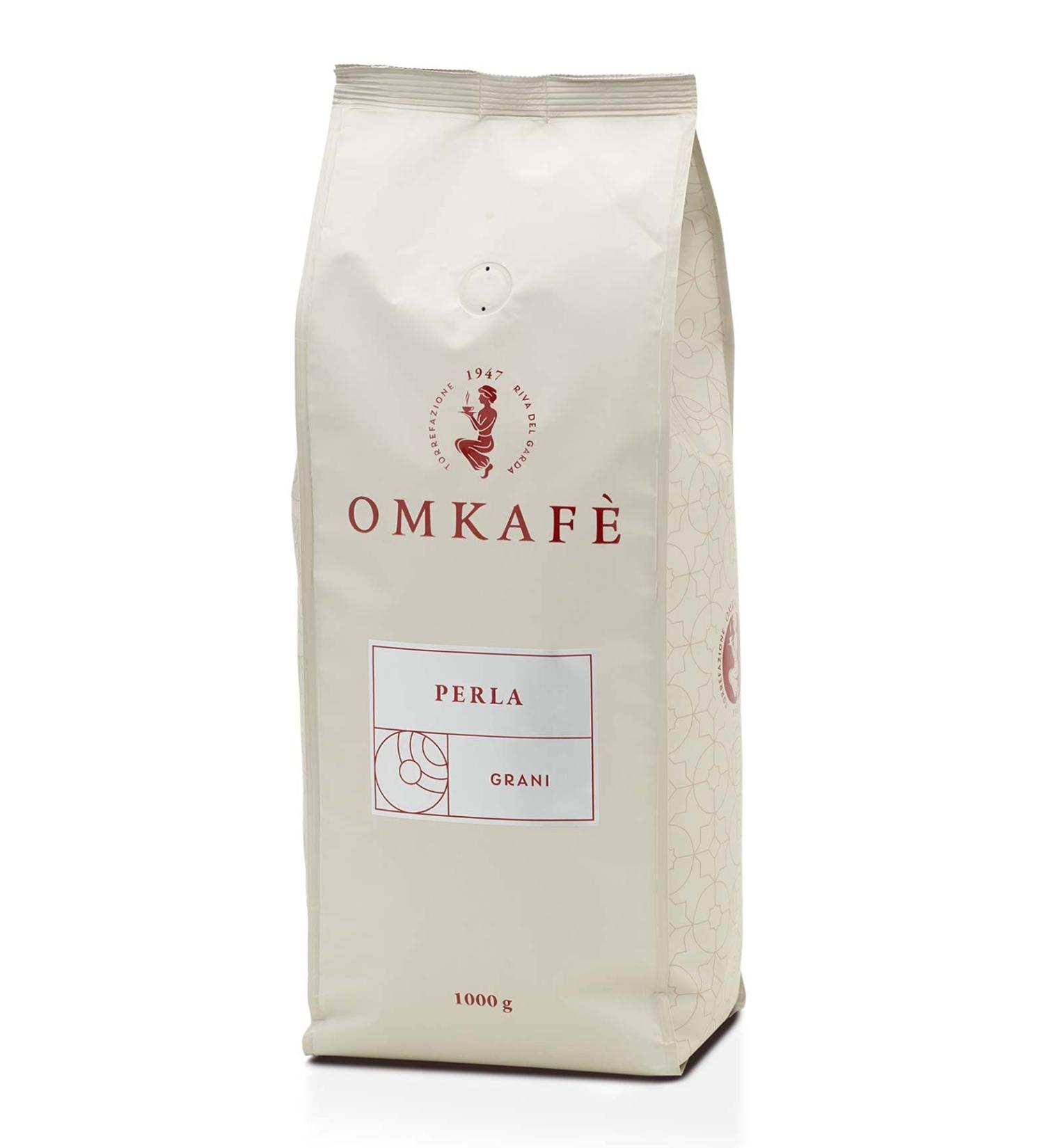 Omkafe Perla Coffee Beans Italian Coffee Flavor Family Roast 3 x 1 kg - Buy Online on GoSupps.com