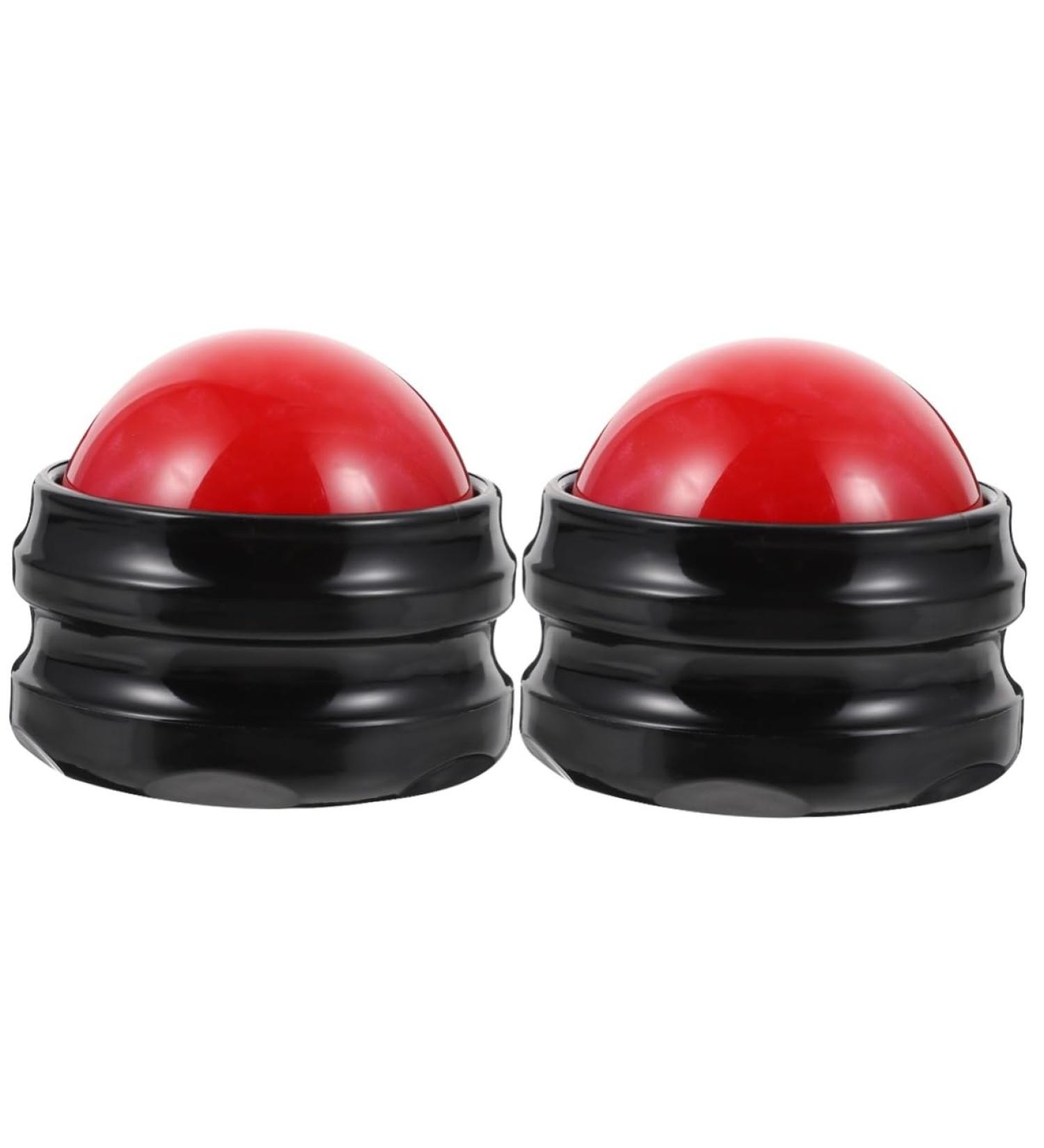 Healvian Hand-Held Massage Globe - 2 STK Deep Tissue Rolling Ball for Self-Massage & Yoga Fitness Accessories - Buy Online on GoSupps.com