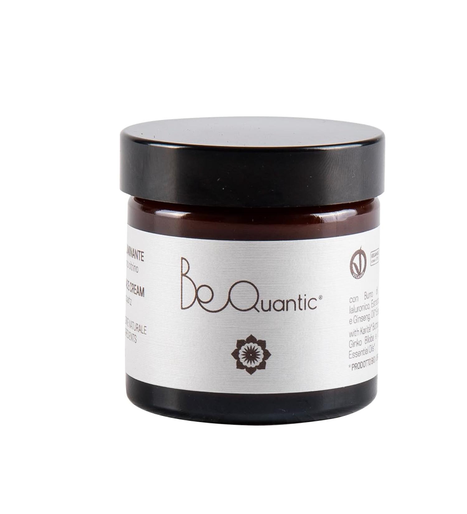 Hydro-illuminating day face cream moisturizing anti-wrinkle with Shea butter hyaluronic acid Ginko Biloba Ginseng illuminating lifting effect Vegan 50 ml - Buy Online on GoSupps.com