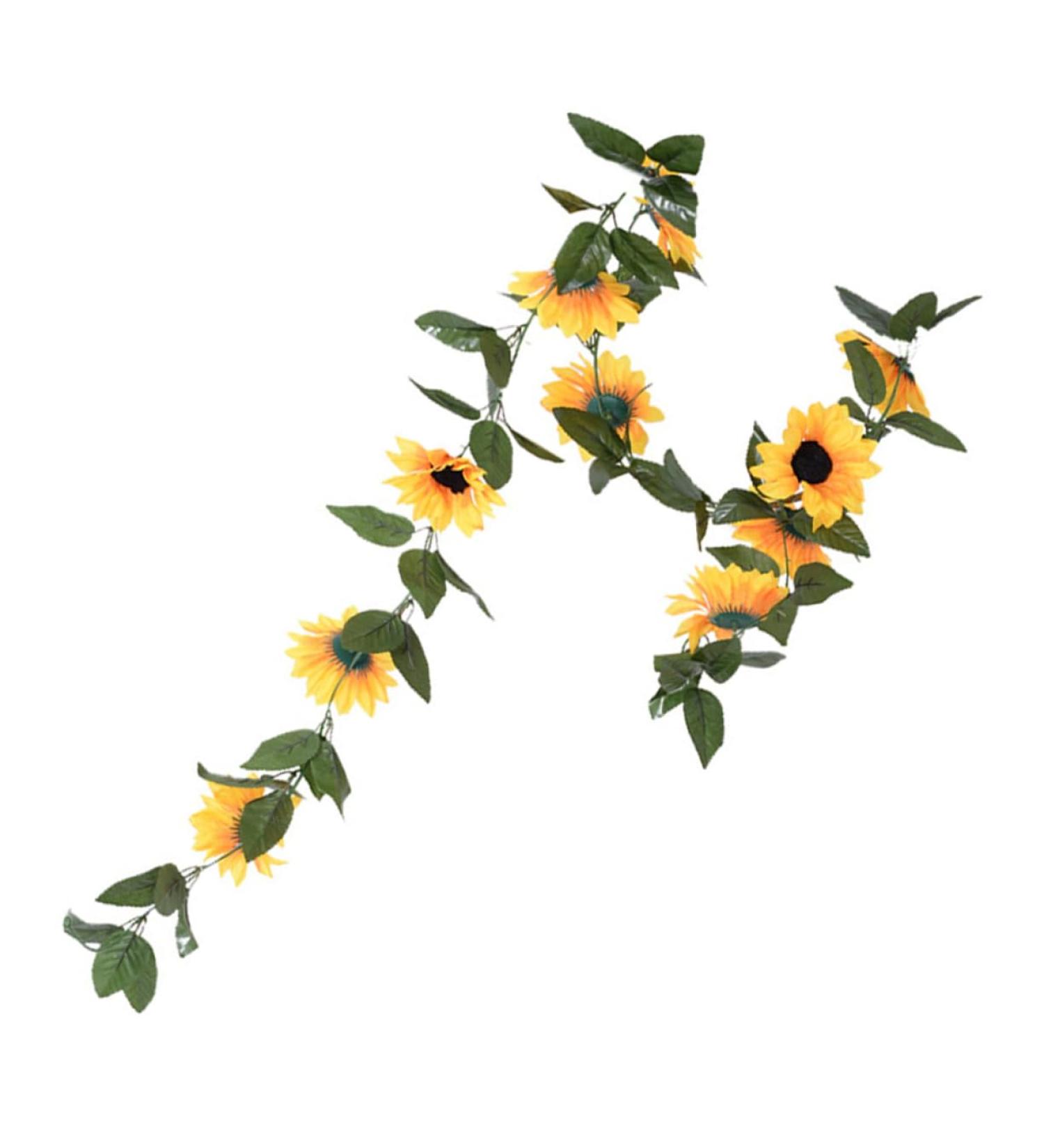 Yardenfun Simulated Sunflower Faux Sunflowers Sunflower Baby Shower Decorations Fake Artificial Sunflower Vine - Buy Online on GoSupps.com