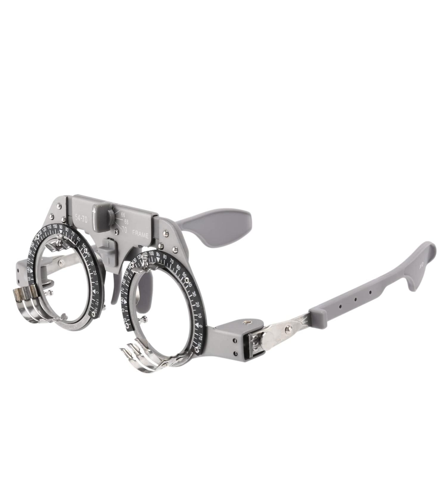 Dciustfhe Adjustable Trial Frame Optical Trial Lens Frame Pd 54-70Mm Titanium Optic Trial Eye Optometry Lens Frame Test Optician - Buy Online on GoSupps.com