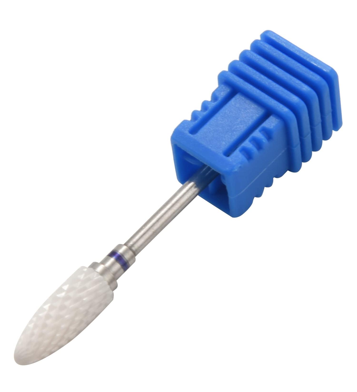 FYOBOT White Ceramic Flame Bit for Hard Gel & Acrylic Nail Art Electric Manicure Drill BT005-M - Buy Online on GoSupps.com