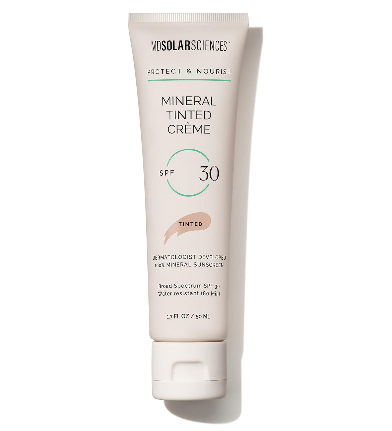 MDSolarSciences Mineral Tinted SPF 30 Sunscreen - Oil-Free, Water-Resistant, 1.7 Fl Oz - Buy Online on GoSupps.com