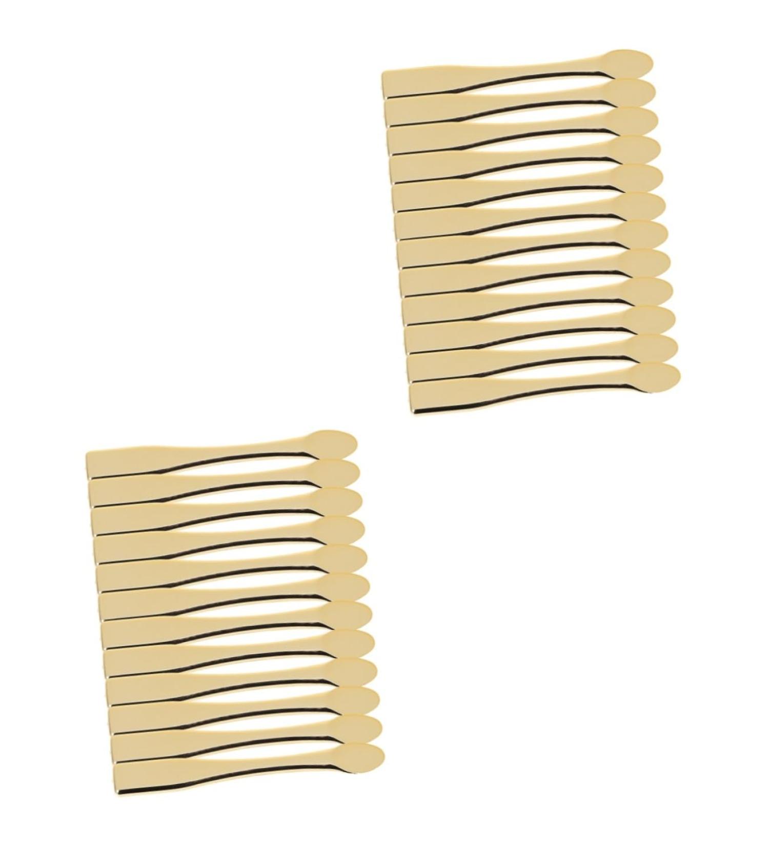 Healeved 24 Pcs Mask Spoon Mini Spoons Night Cream for Face Skincare Makeup Skincare Spatula Makeup Spoon Abs 6.00X0.70X0.70CMx2pcs Goldenx2pcs - Buy Online on GoSupps.com