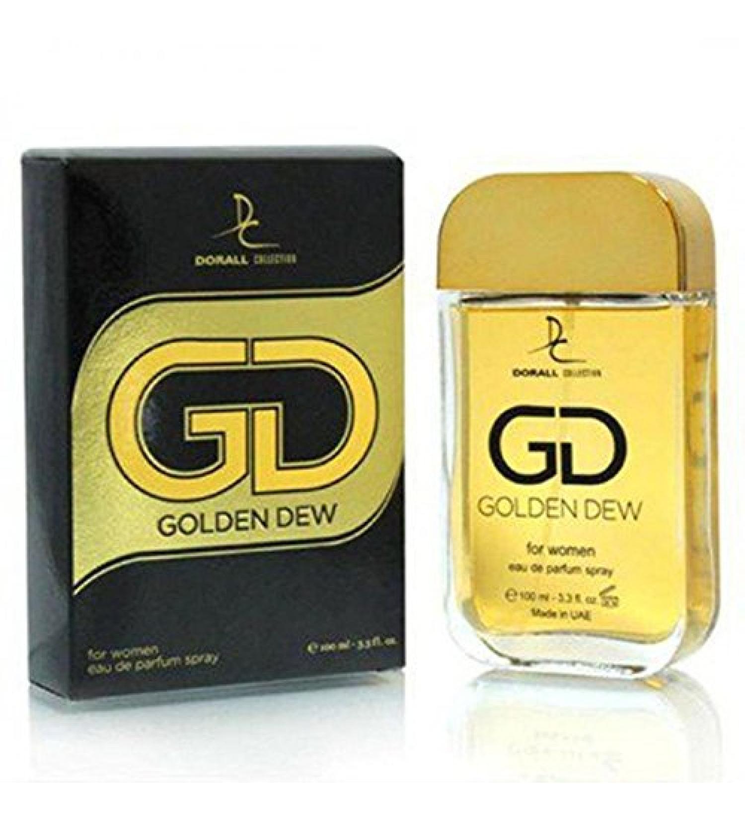 GOLDEN DEW BY DORALL COLLECTION PERFUME FOR WOMEN 3.3 OZ / 100 ML EAU DE PARFUM SPRAY