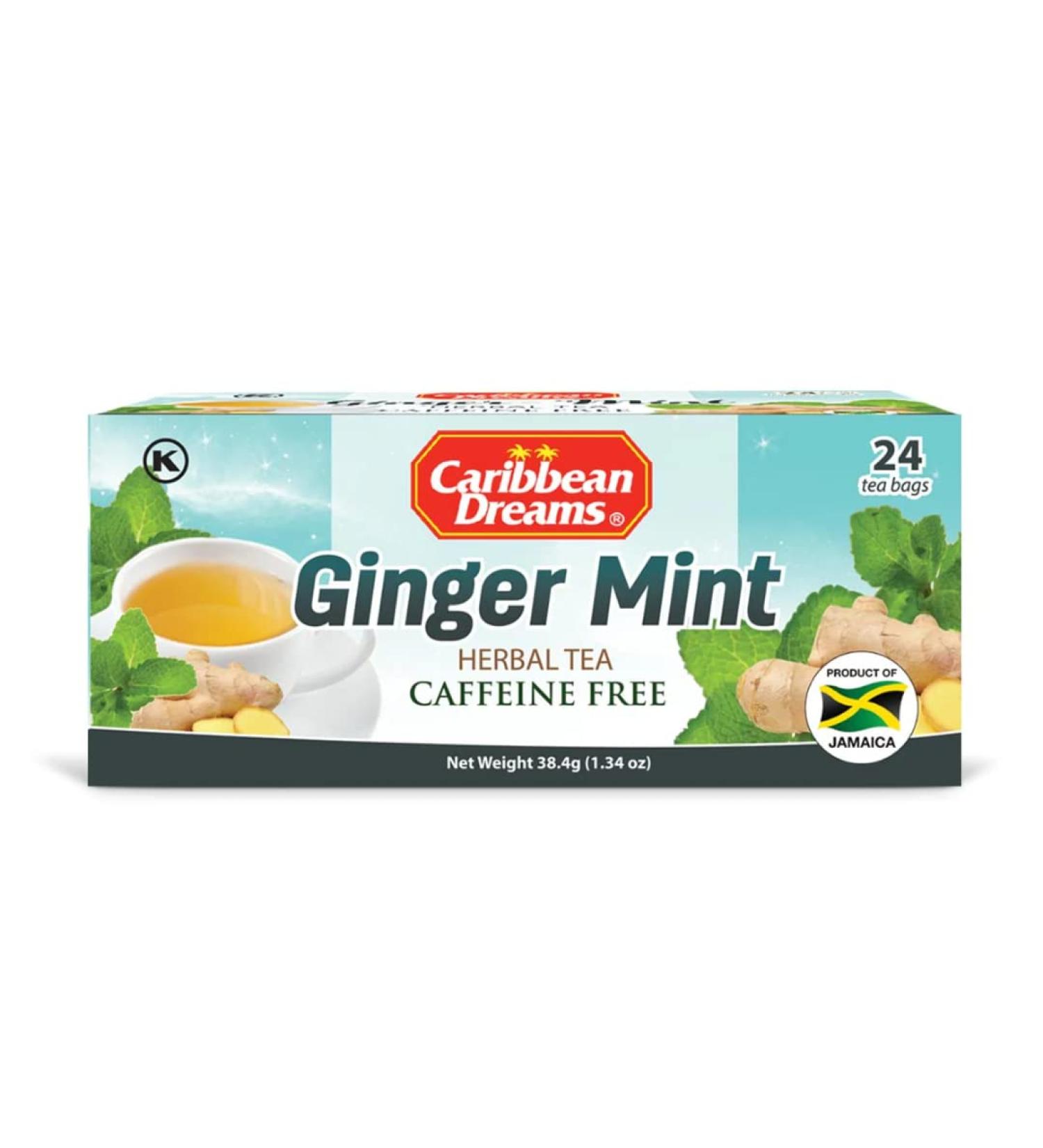 2 x Caribbean Dreams Green Tea & Mint 6 x 20 s