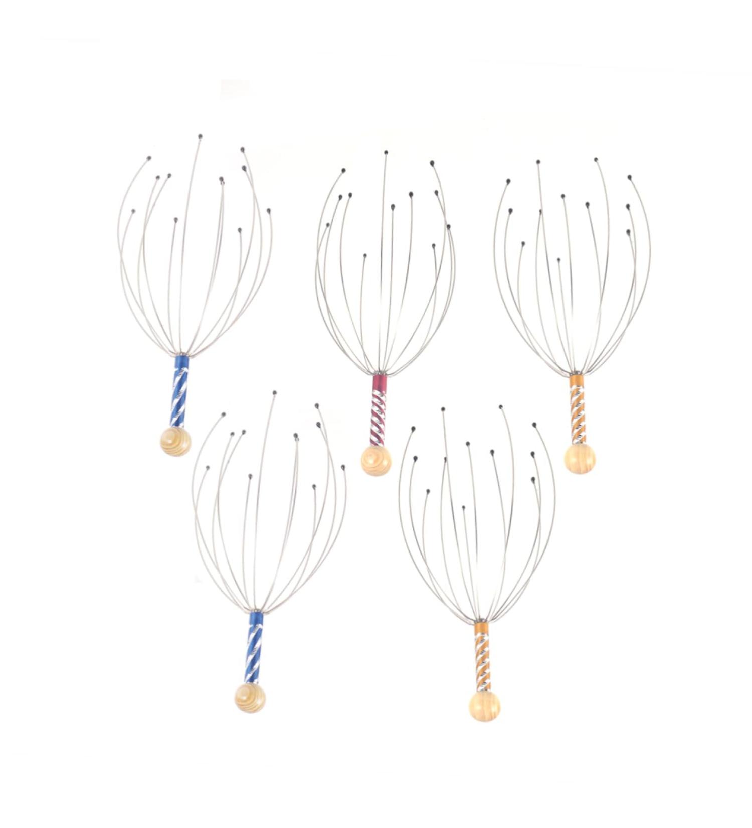 Frcolor 5-in-1 Head Scratcher & Hair Stimulation Massager | Full-Body Massage Tool & Scalp Scratch Filler for Hair Growth | International Shipping Available - Buy Online on GoSupps.com