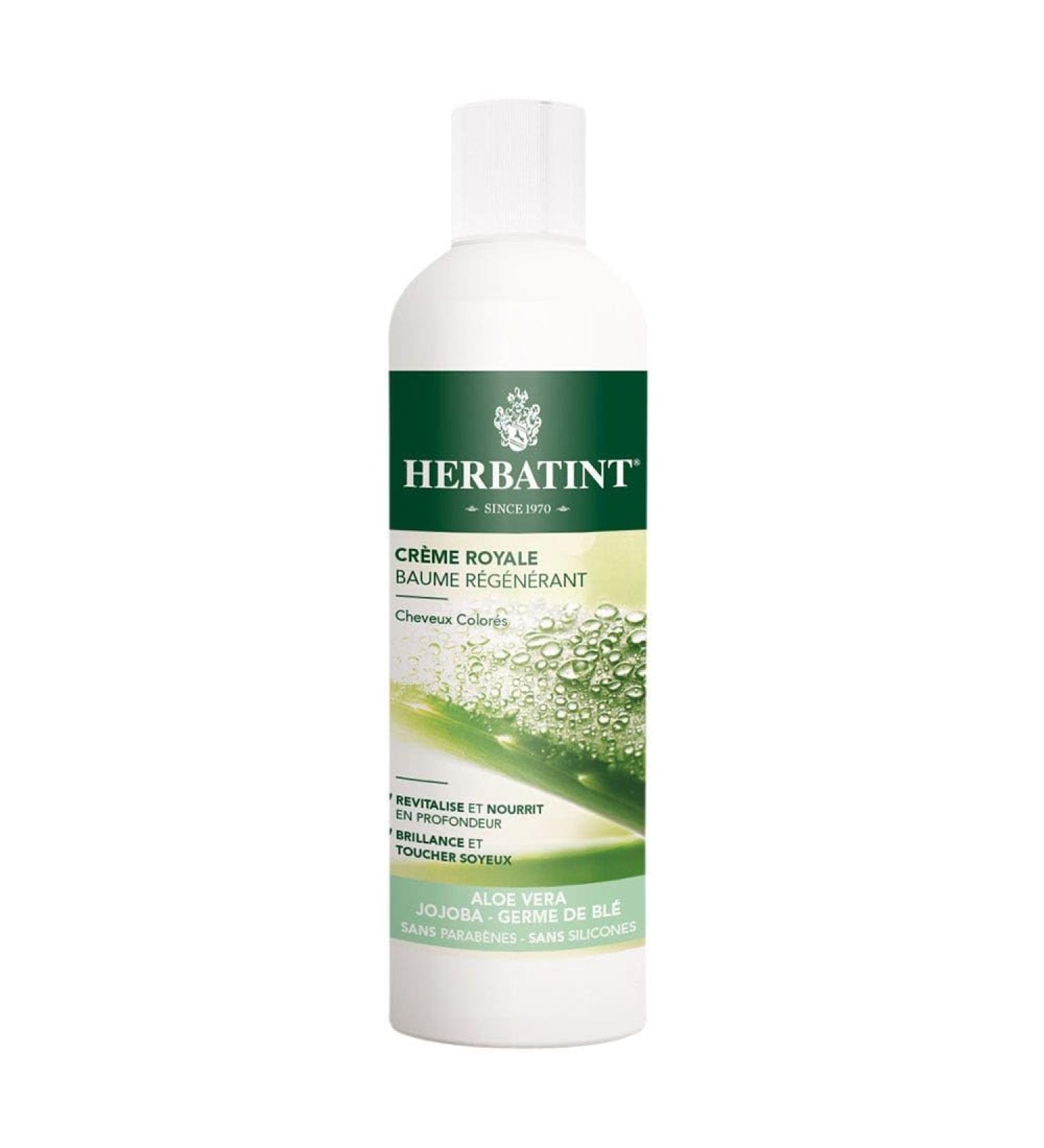 Herbatint Royal Jelly Balm with Aloe Vera - Unique Formula with High Regenerating Power with Organic Plant Extracts Ideal for Colored Hair Dermatologically Tested on Sensitive Skin