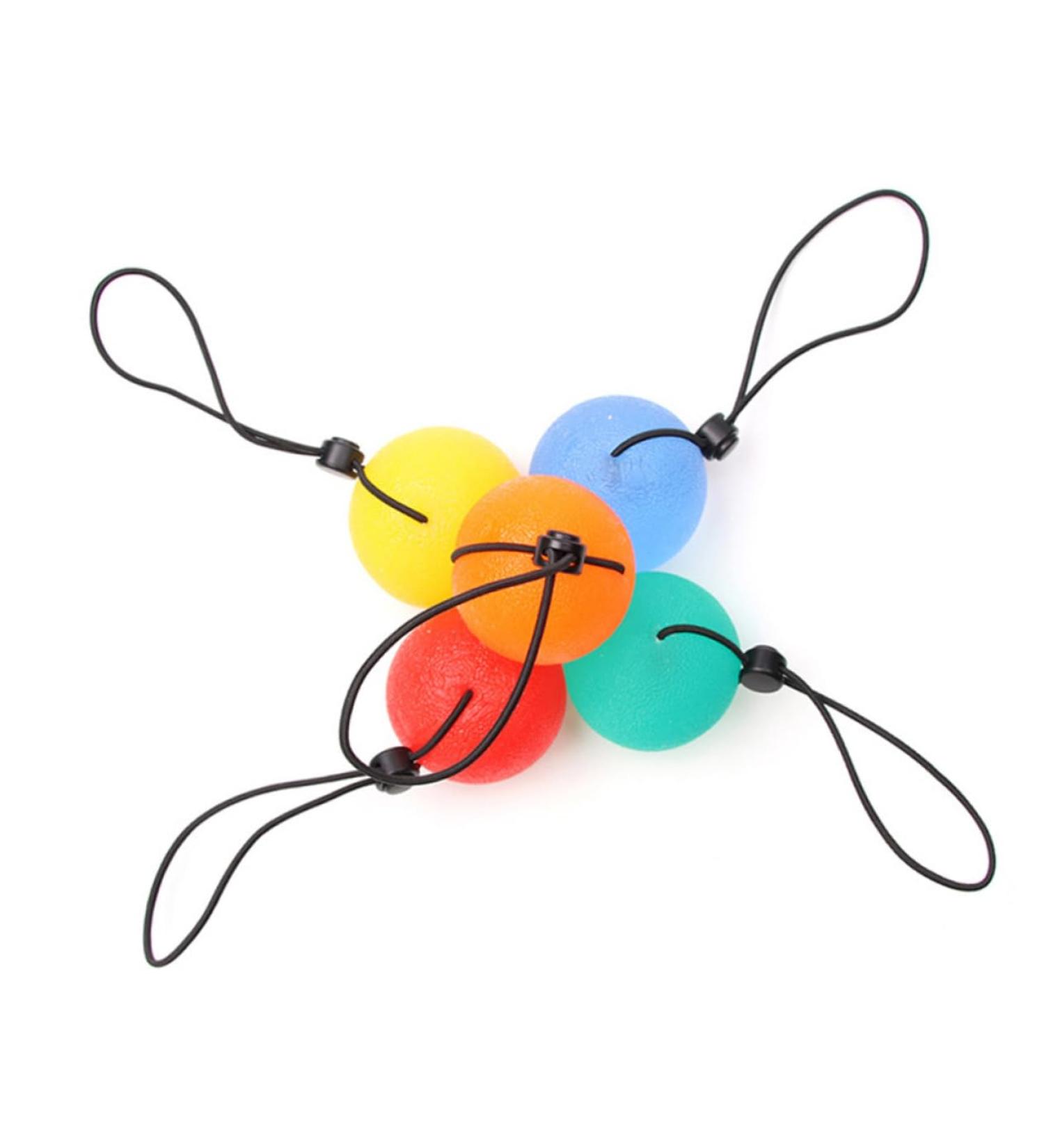 Frcolor Power Balls - 5pc Fitness Massage Balls for Hand Grip Training & Wrist Strength | Perfect Squeeze Ball Exercise Toys - Buy Online on GoSupps.com