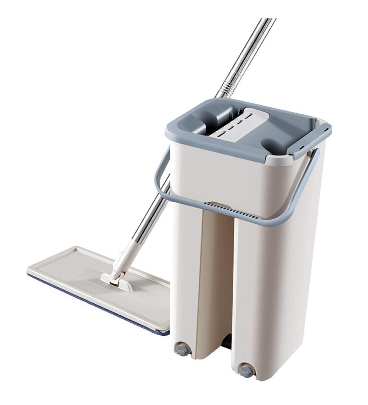 Mop Hands-Free Self-Cleaning Magic Mop: The Ultimate Wet and Dry Bucket Set Vision Smooth Sailing - Buy Online on GoSupps.com