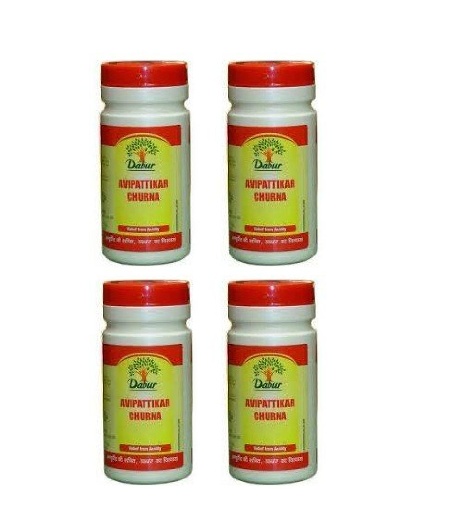 Dabur 4 x Dabur Avipattikar Churna (4 x 60 g)