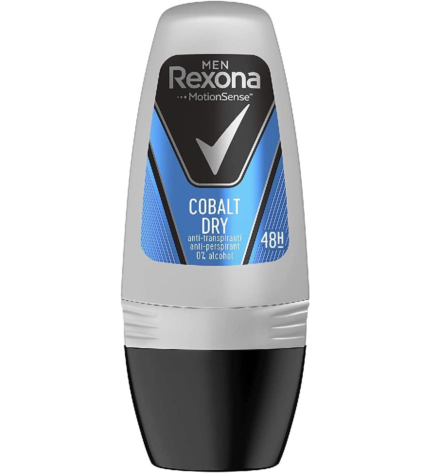 Rexona Men Cobalt 50ml Roll-On Deodorant - Long Lasting Protection - Buy Online on GoSupps.com
