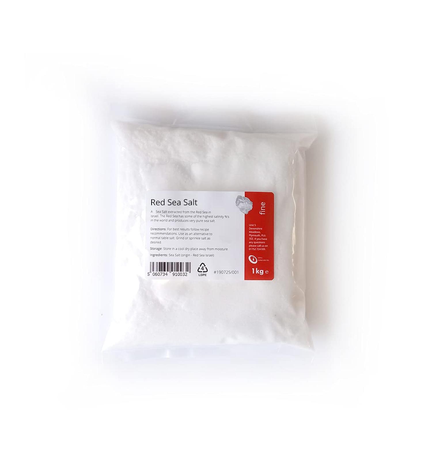 Intralabs Sea Salt - Pure Natural Food Grade Salt from The Red Sea 1kg - Buy Online on GoSupps.com