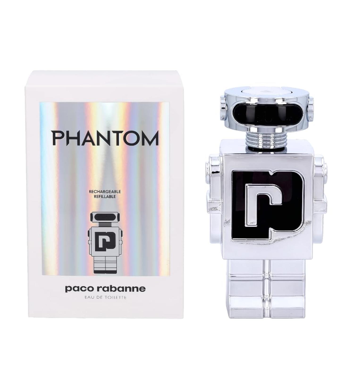 Paco Rabanne Phantom for Men - 5.1 oz EDT Spray (Refillable) 5.1 Fl Oz (Pack of 1) - Buy Online on GoSupps.com