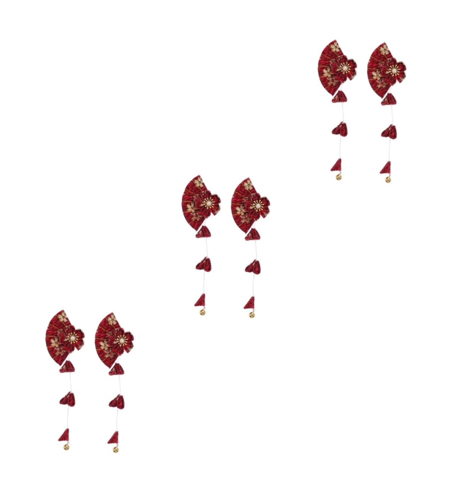 minkissy 3 Pairs Hairpin Japanese Style Hair Clip Hair Clips for Women Hair Clip for Women Cherry Blossom Hair Accessories Japanese-style Hair Clip Tassel Pendant Miss Zinc Alloy Bathrobe - Buy Online on GoSupps.com