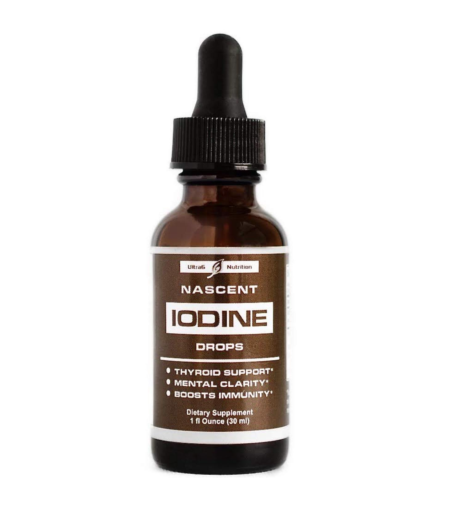 Nascent Iodine Supplement - Energy Boost & Immunity Support | Liquid Drops for Maximum Absorption - Buy Online on GoSupps.com