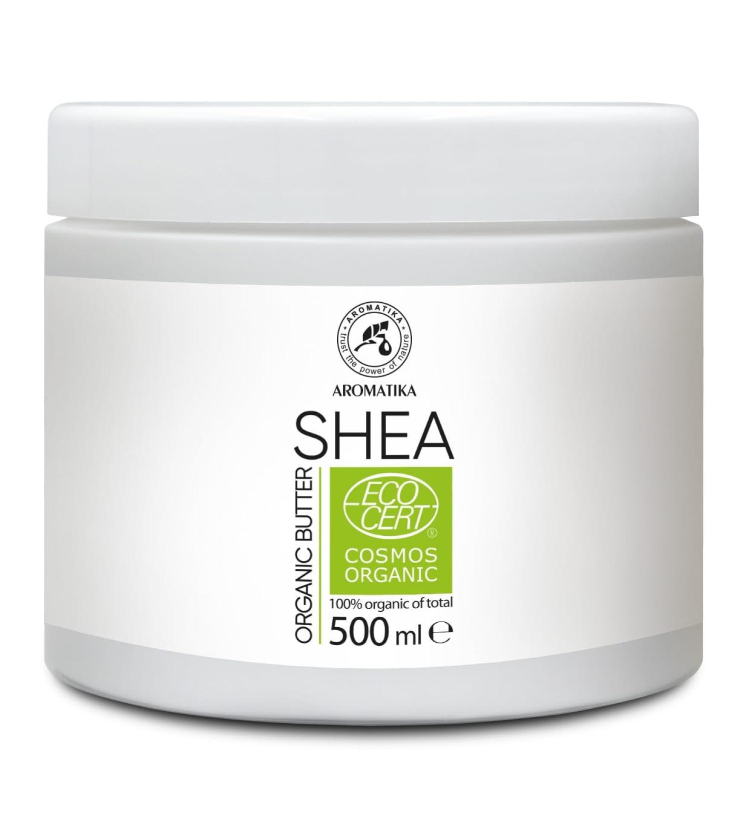 Organic Shea Butter 500g | Pure & Unaffected Karit Body Butter for Face Body & Hair - Intensive Care - Buy Online on GoSupps.com