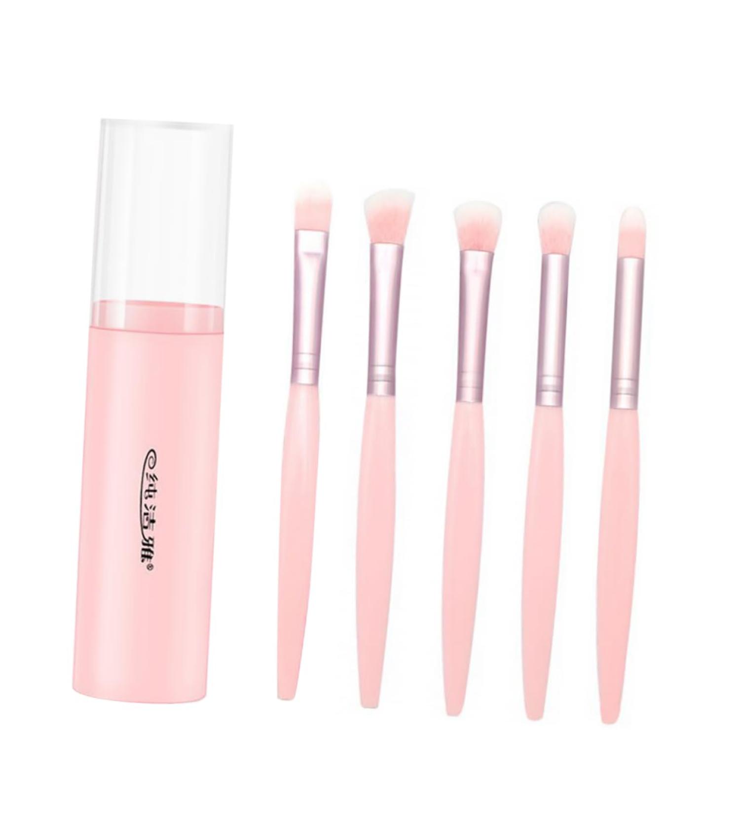 Housoutil 1set Set Eye Shadow Brush Set Eyelash Kit Make up Brush Holder Eye Makeup Kits Eyeliner Brush Kit Make up Kit Lash Holder Tool Stand Eyelashes Kit Pink Pu Storage Beauty Tools - Buy Online on GoSupps.com