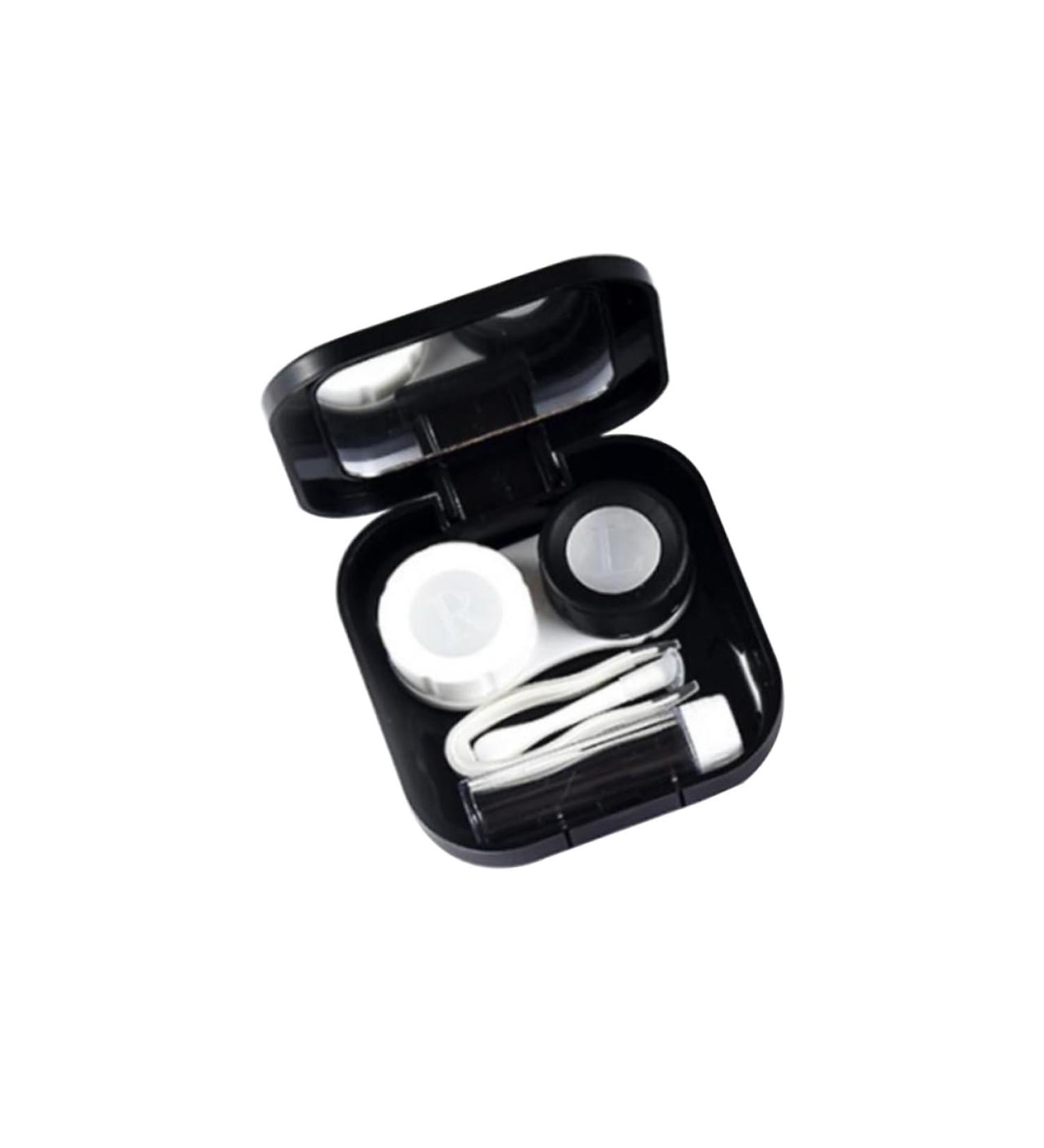 Homsfou Contact Lens Piston & Mini Case Set | Travel Tweezers & Container for Contact Lenses | Durable & Portable Accessories - Buy Online on GoSupps.com