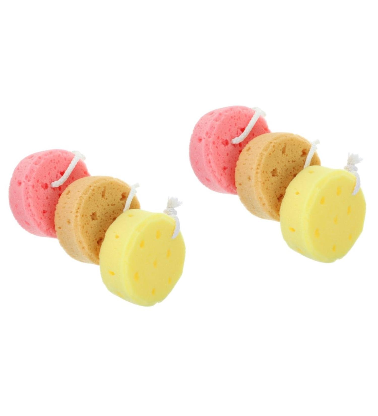 6 Pieces Bath Sponge Shower Accessories Bath Sponges for Showering Bathroom Shower Sponges Spa Shower Exfoliating Sponge Body Wash Scrubber Scrubber Seaweed Bath Ball Miss - Buy Online on GoSupps.com